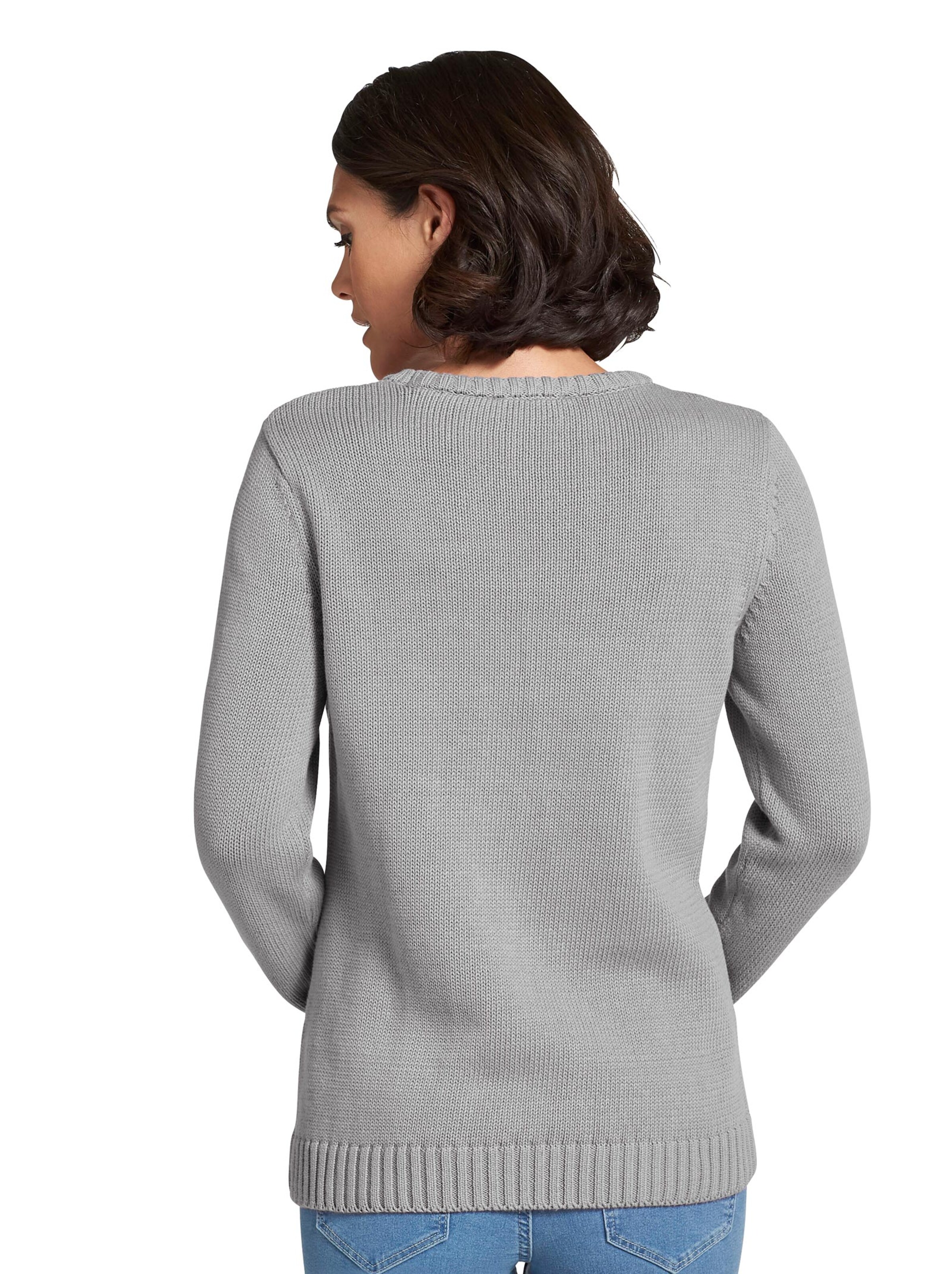 Collection L Pullover - grau