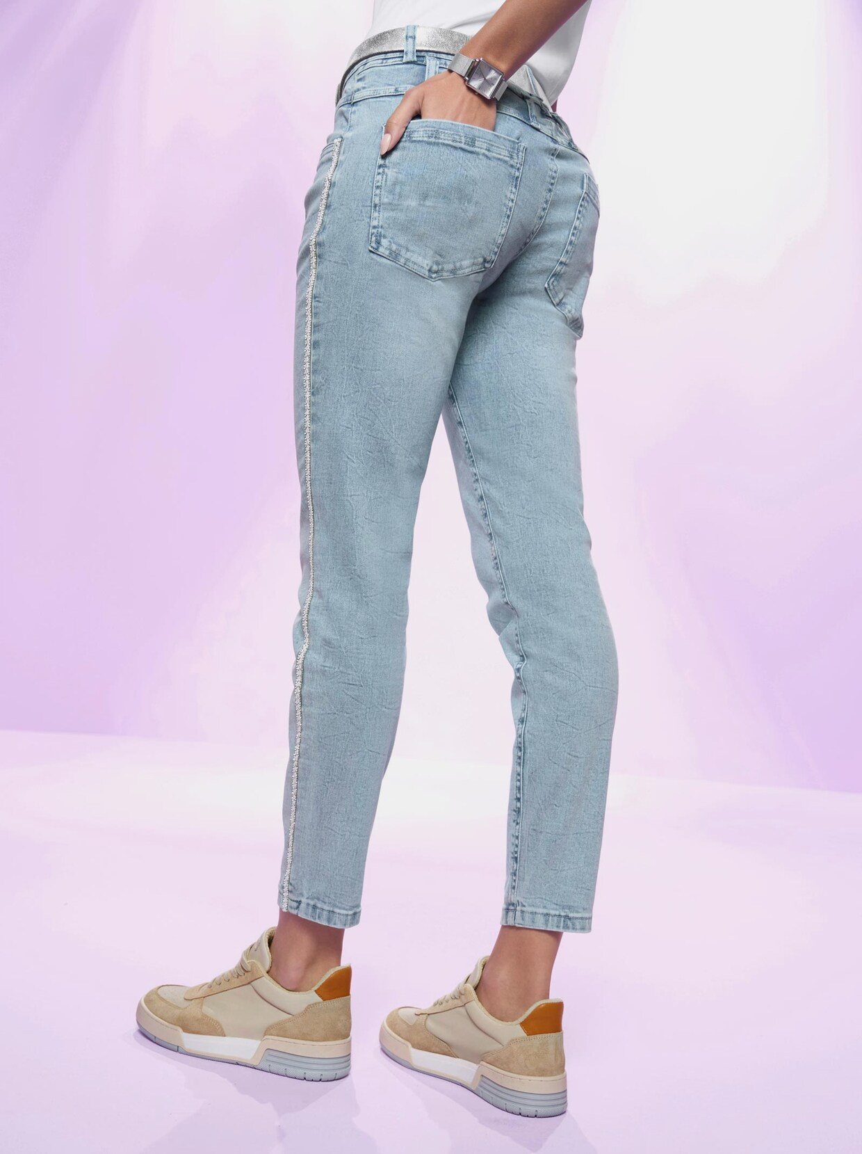 Rick Cardona Jeans - blue-bleached