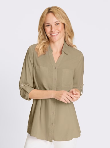 Longbluse - beige