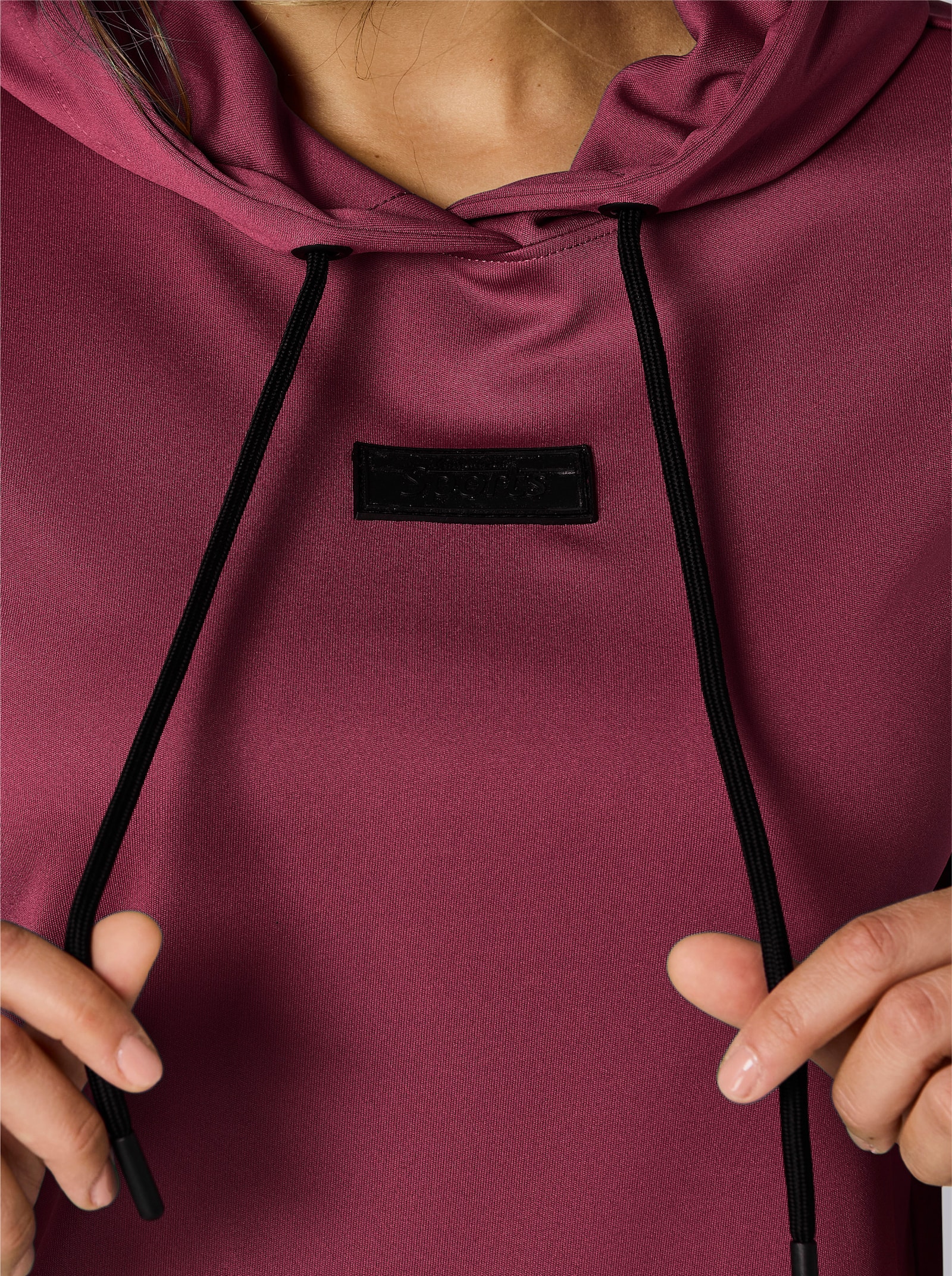 Catamaran Sports Sweatshirt met in wijdte verstelbare capuchon - bordeaux