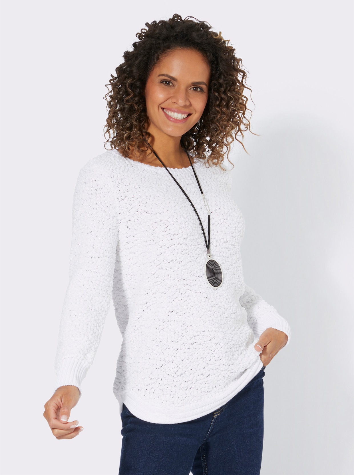 Pullover met lange mouwen - ecru