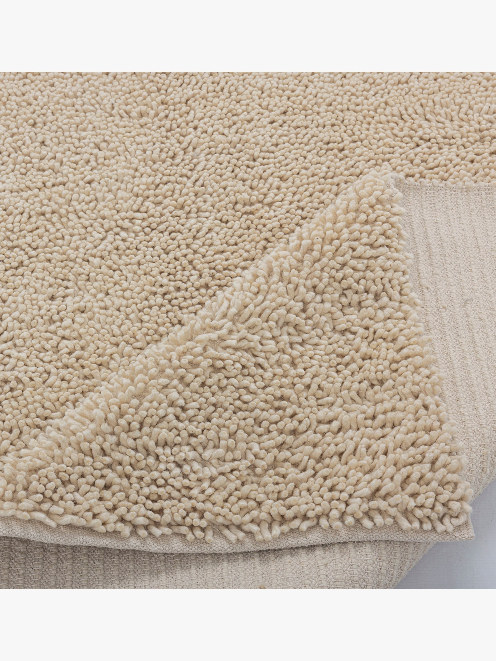 Theko Handwebteppich - beige-meliert