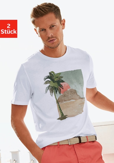 Beachtime T-Shirt - mint / bedruckt