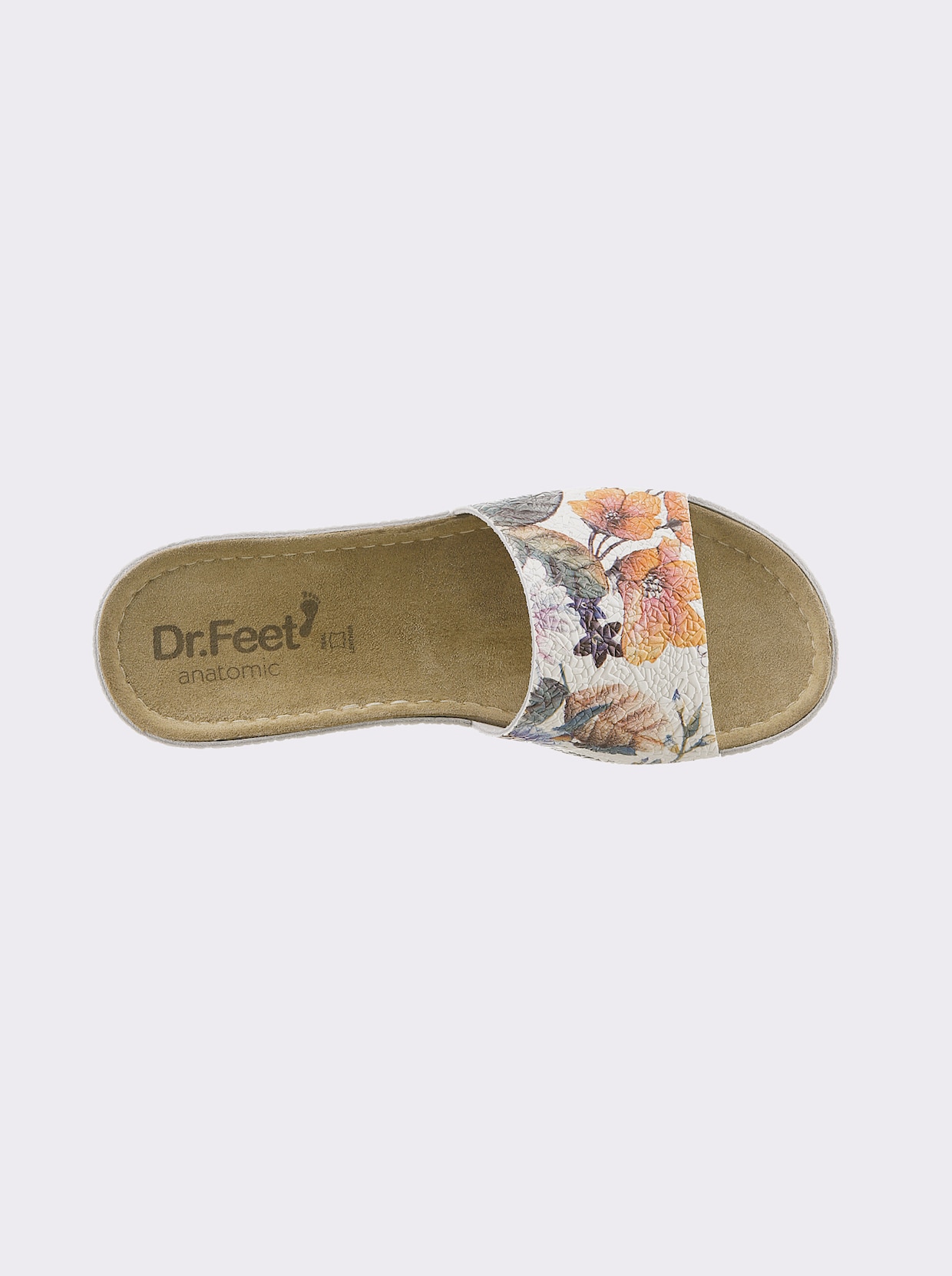 Dr. Feet slippers - wit-gekleurd