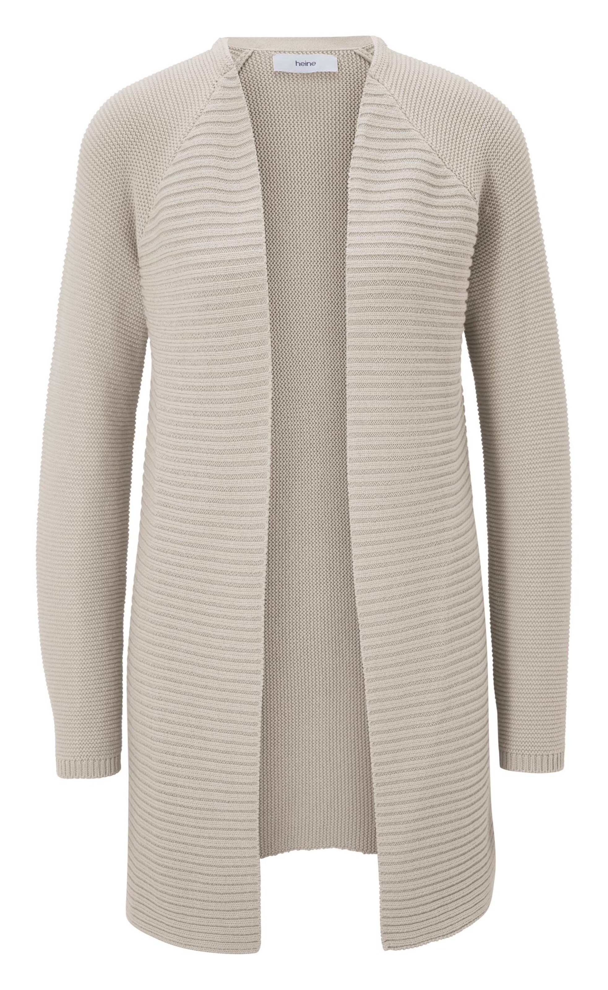 Damenmode Strickjacken Linea Tesini Strickjacke in kitt Damenmode Strickjacken Linea Tesini Strickjacke in kitt