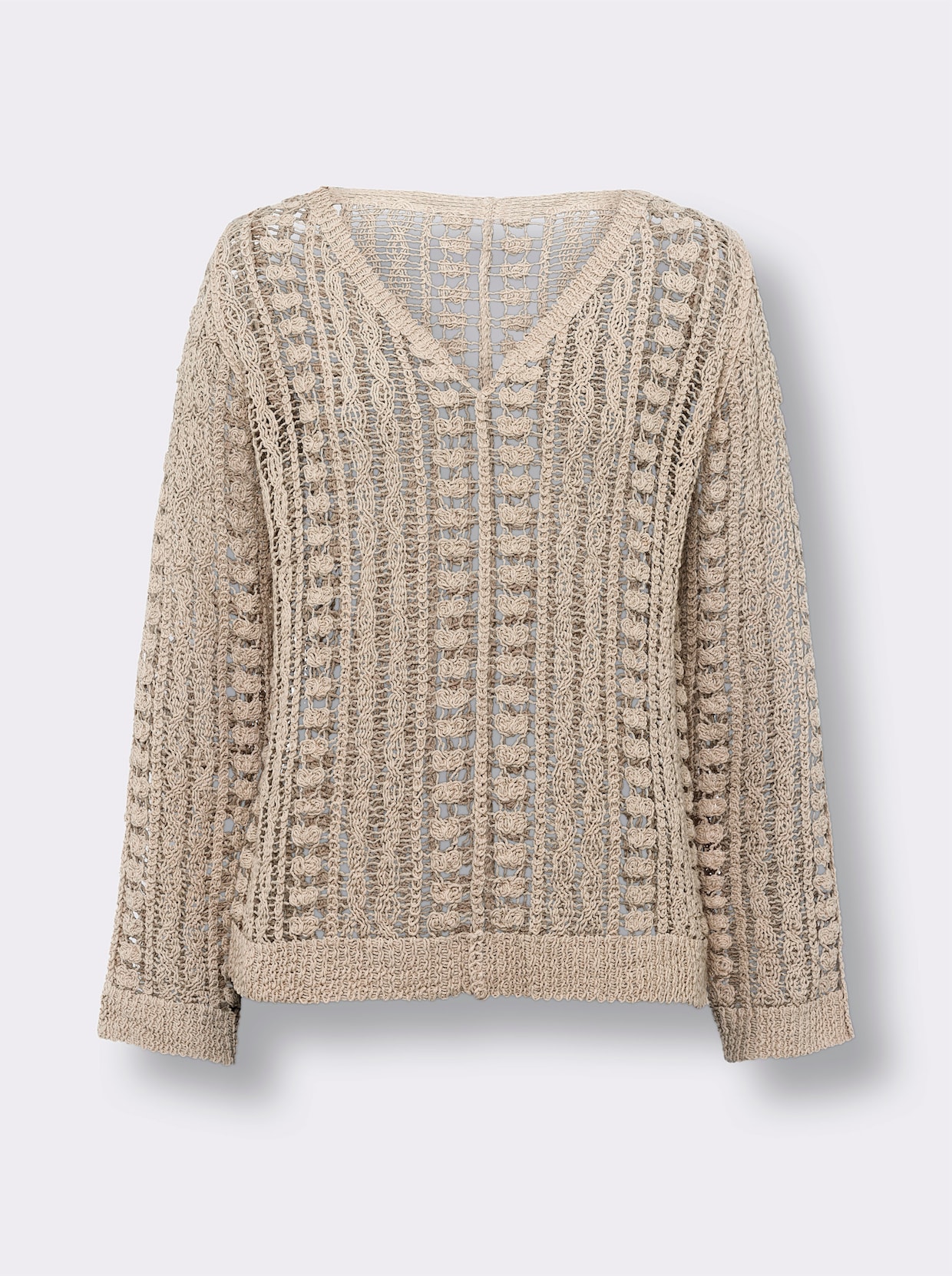 heine Pull ajouré - beige