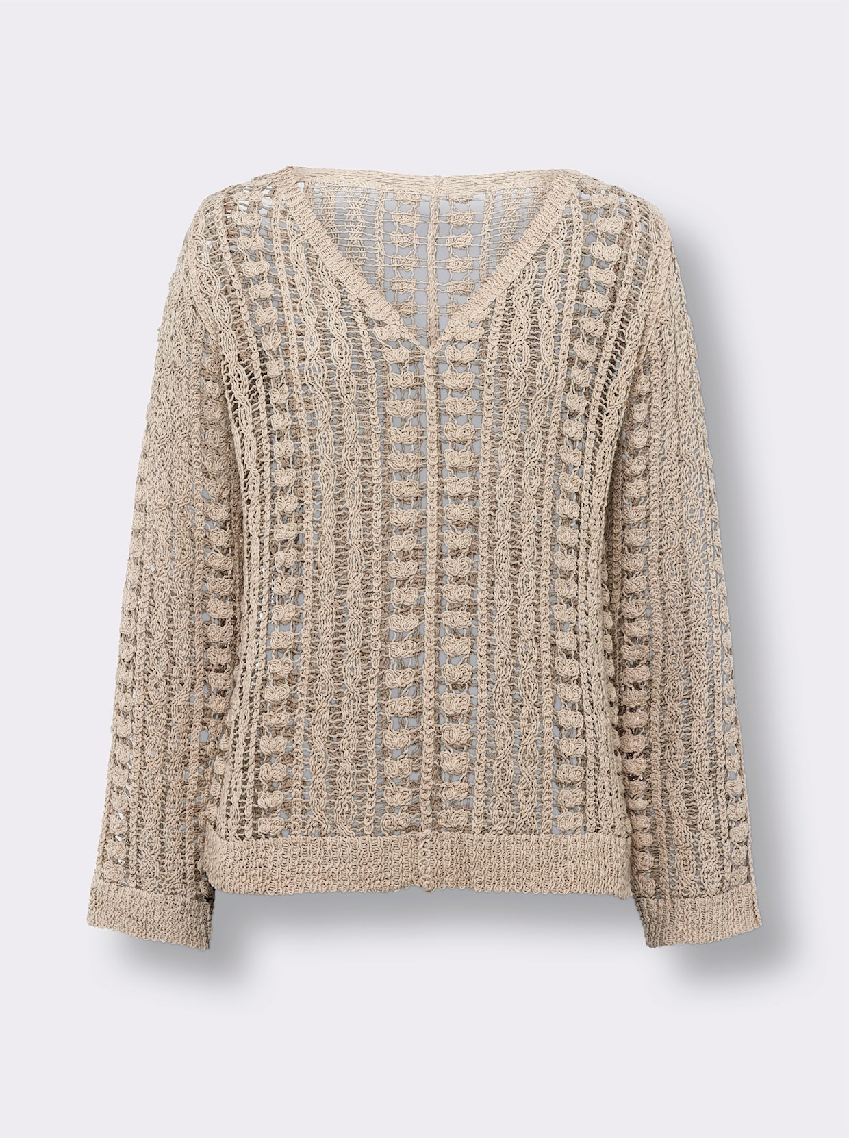 heine Ajourpullover - beige