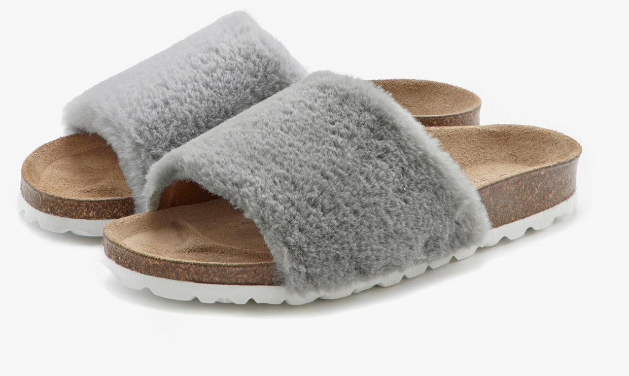 LASCANA slippers - grijs