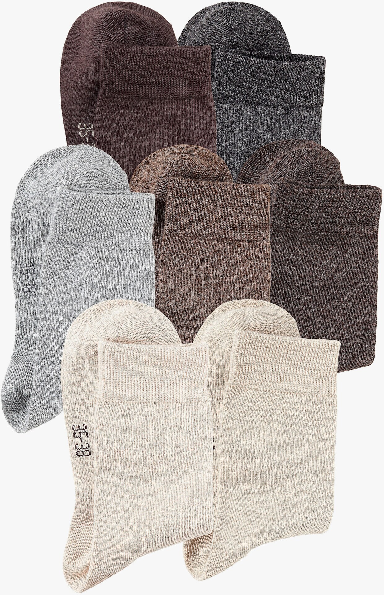 Lavana Basicsocken - braun