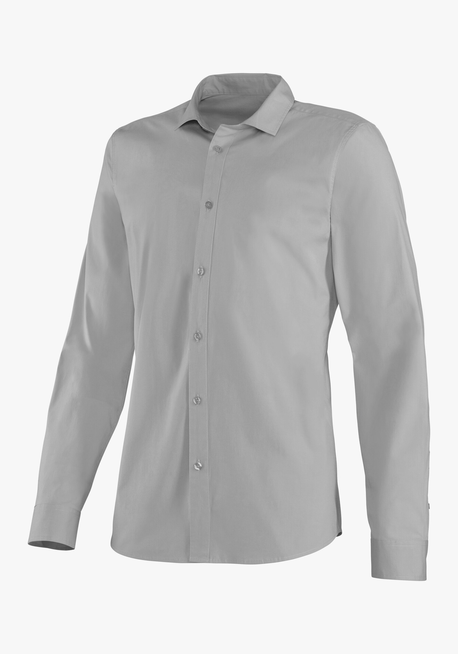 John Devin Langarmhemd - grau