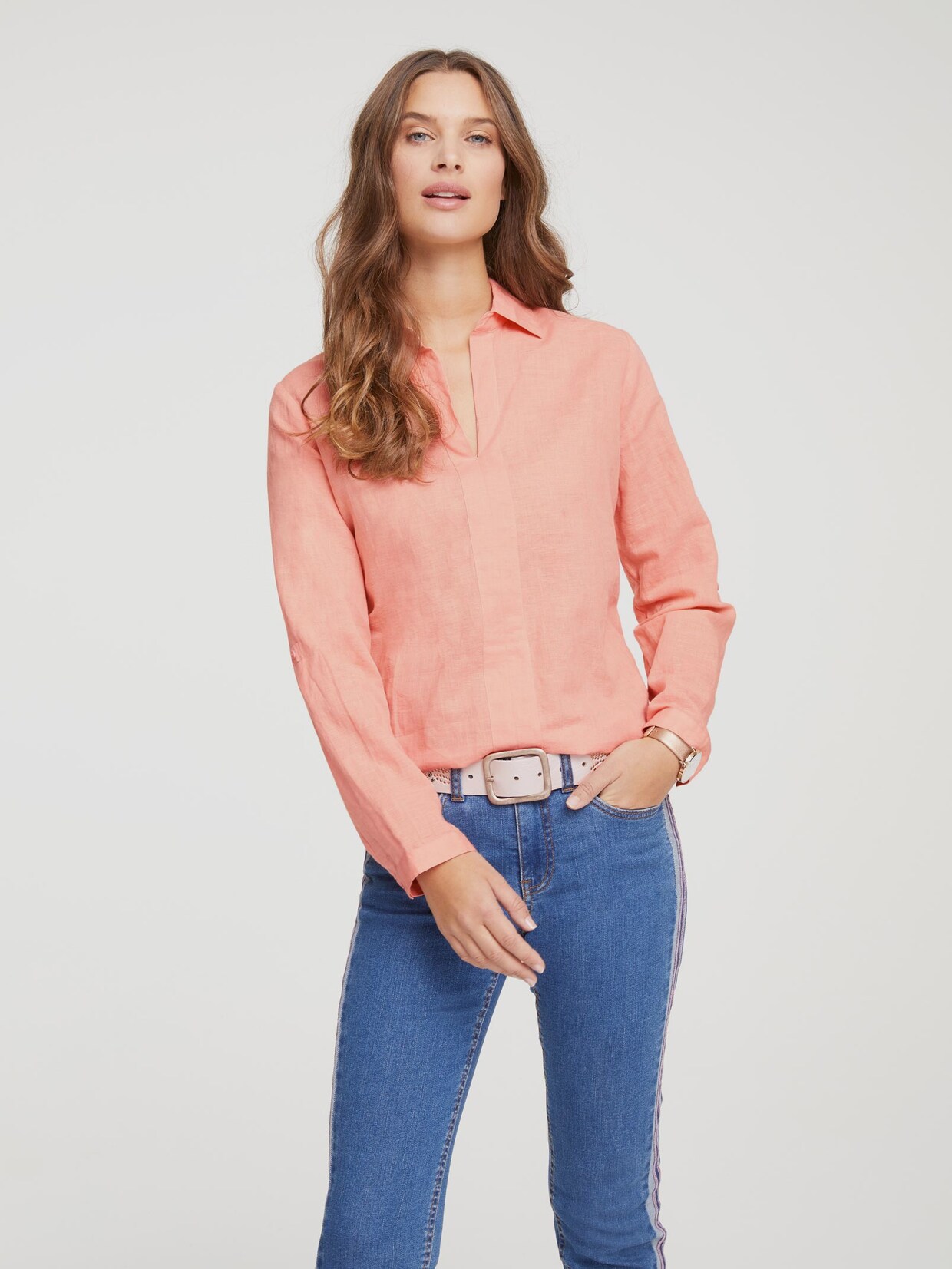Linea Tesini Bluse - softrose