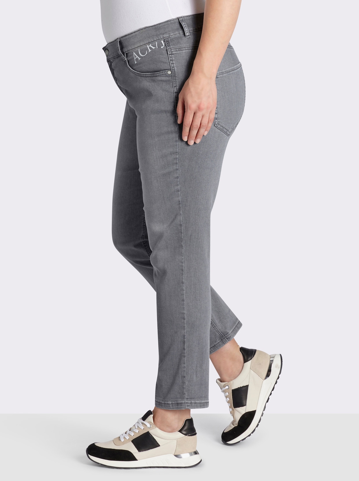 Ascari 5-Pocket-Jeans mit Push-up-Effekt - grey denim