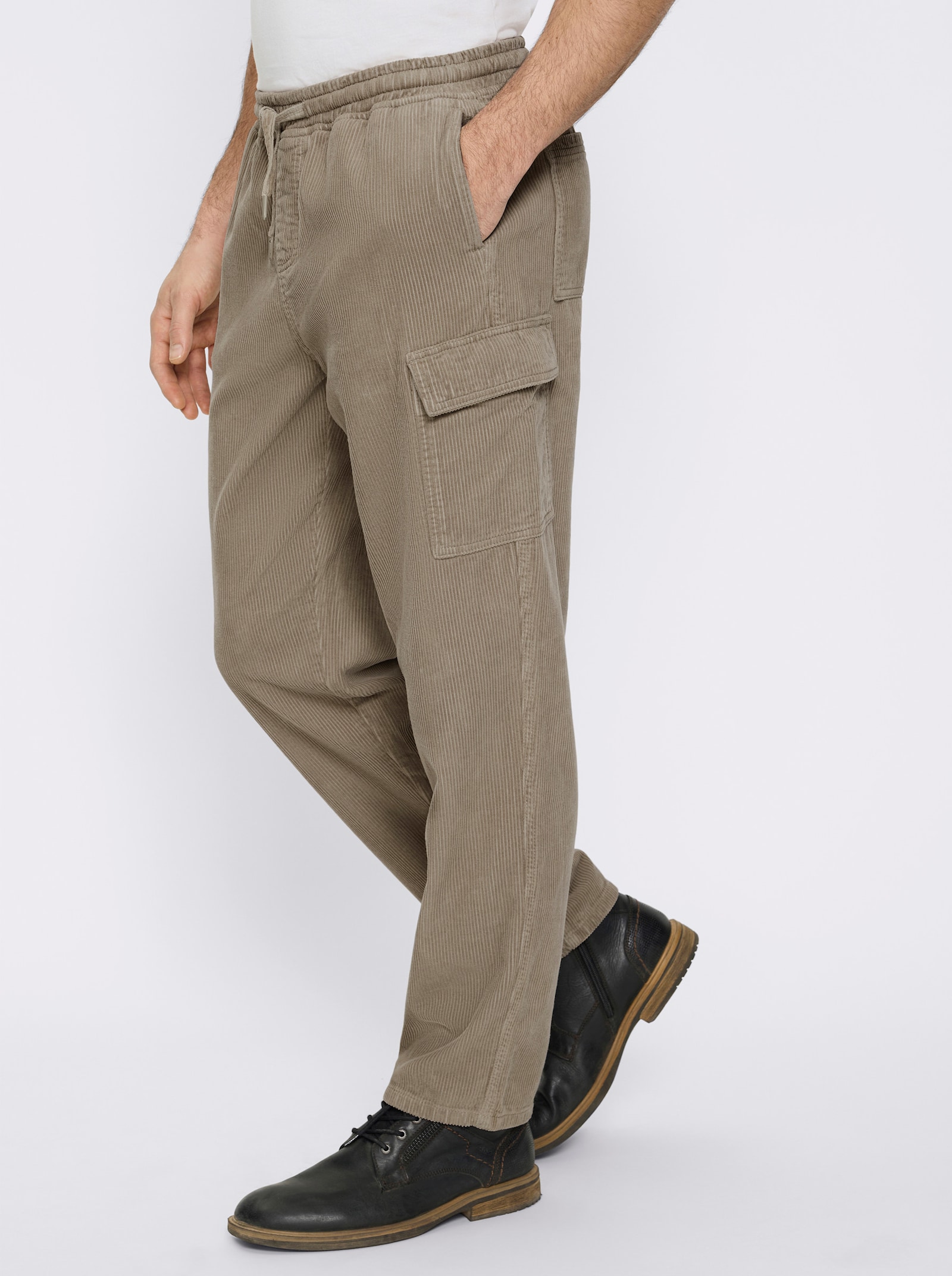 Catamaran Cargohose mit Rundum-Dehnbund - schlamm