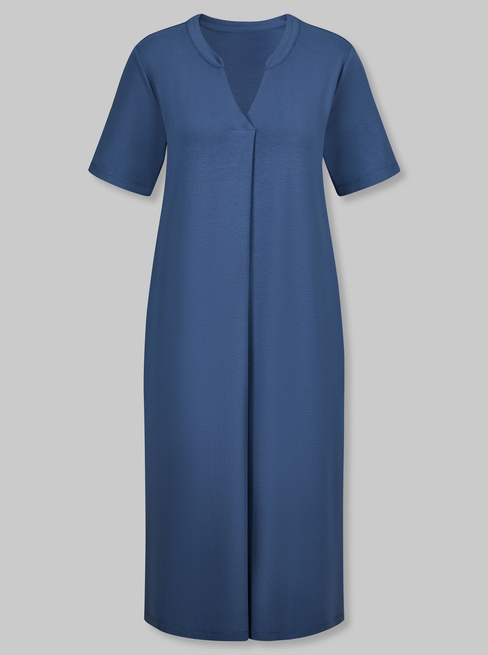 heine Shirtkleid mit Falte - jeansblau