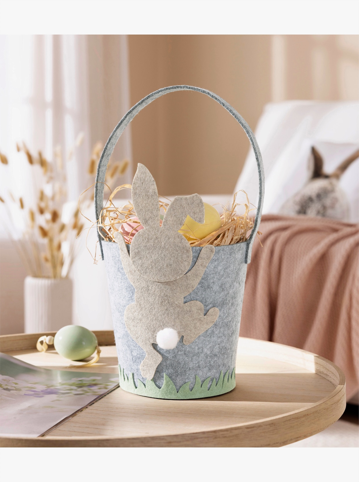 Paasmandje - grijs