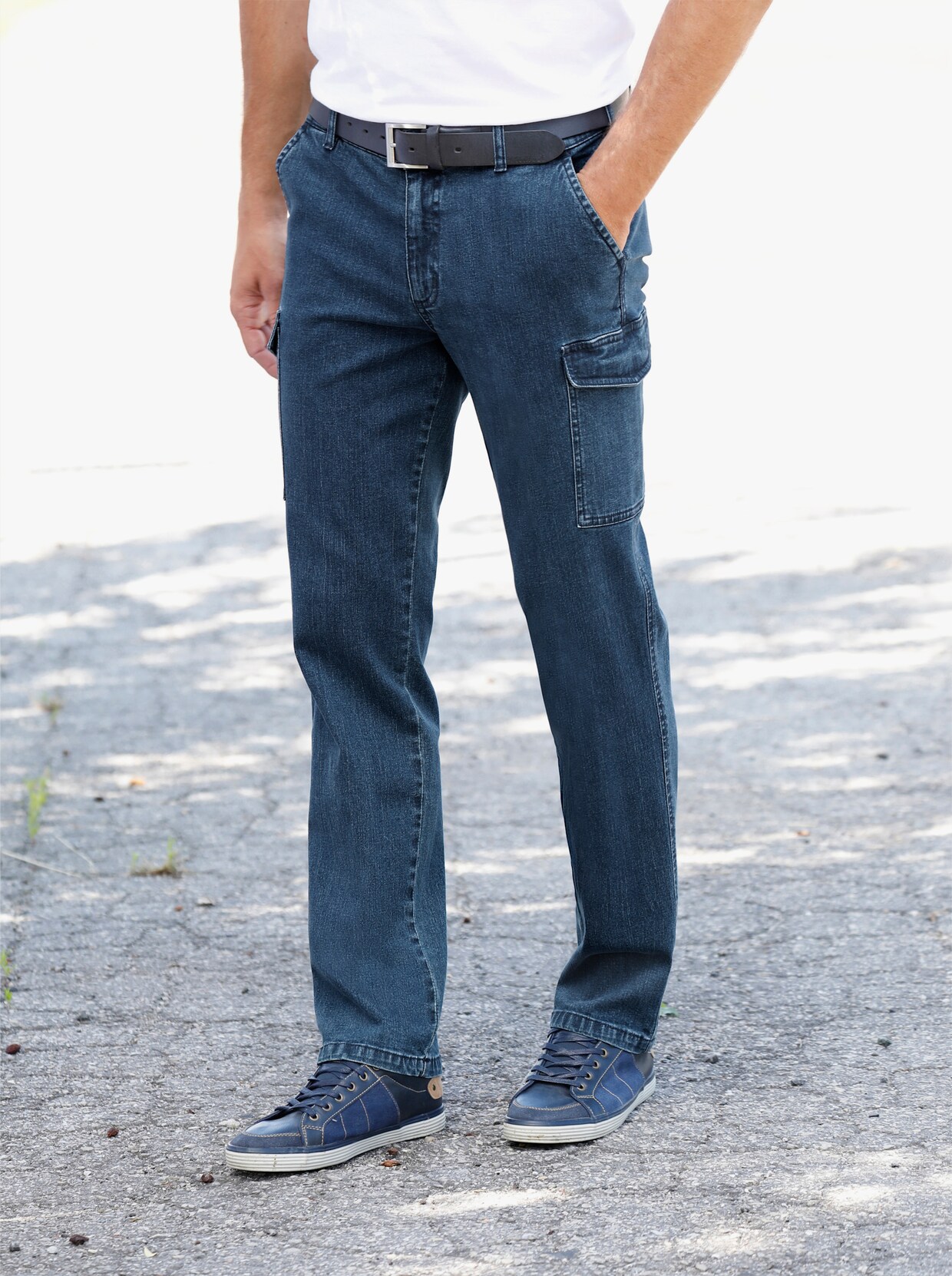 Catamaran Jeans - blue-stonewashed
