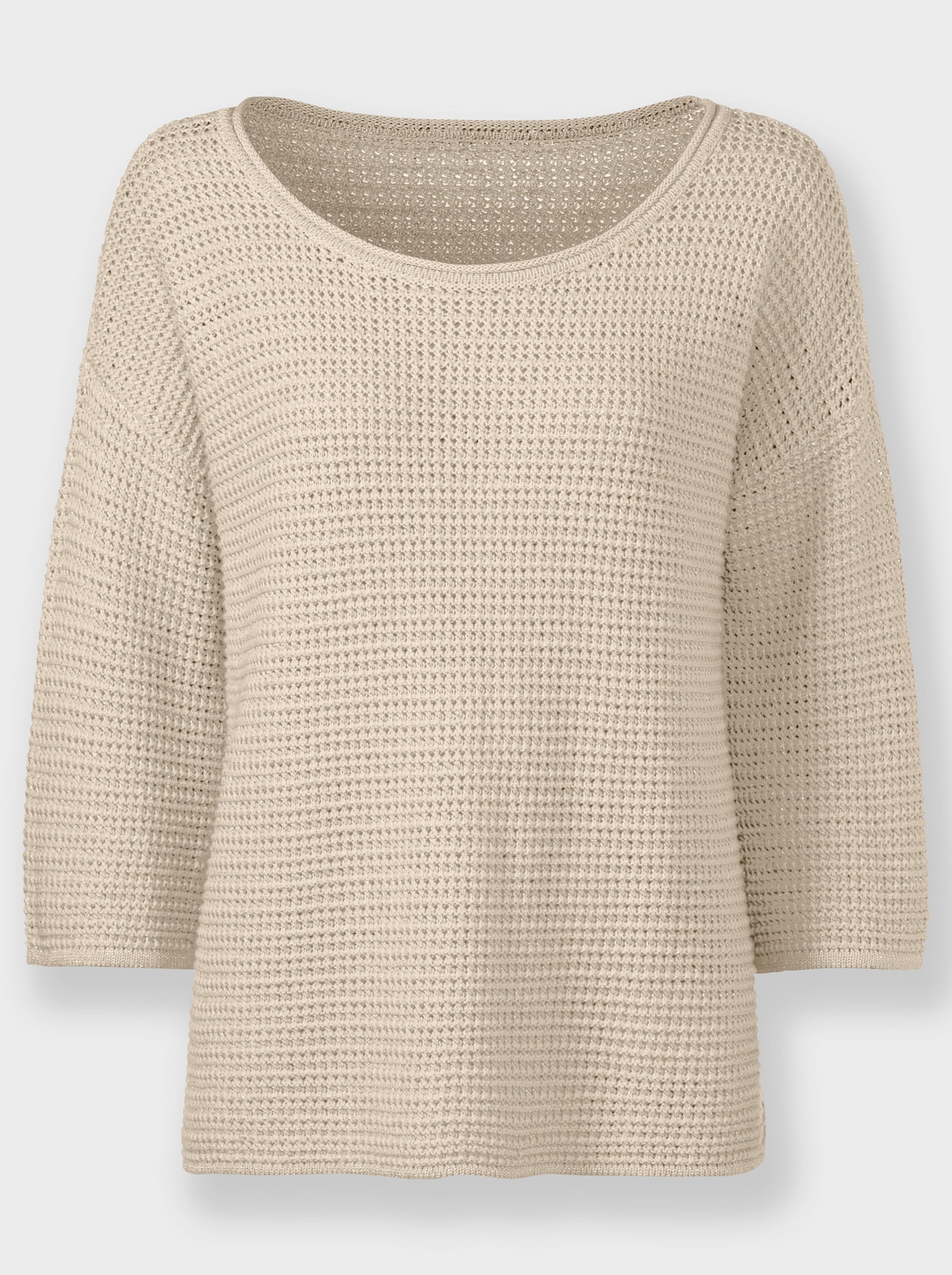 heine Pull à encolure ronde avec bord roulé - café au lait