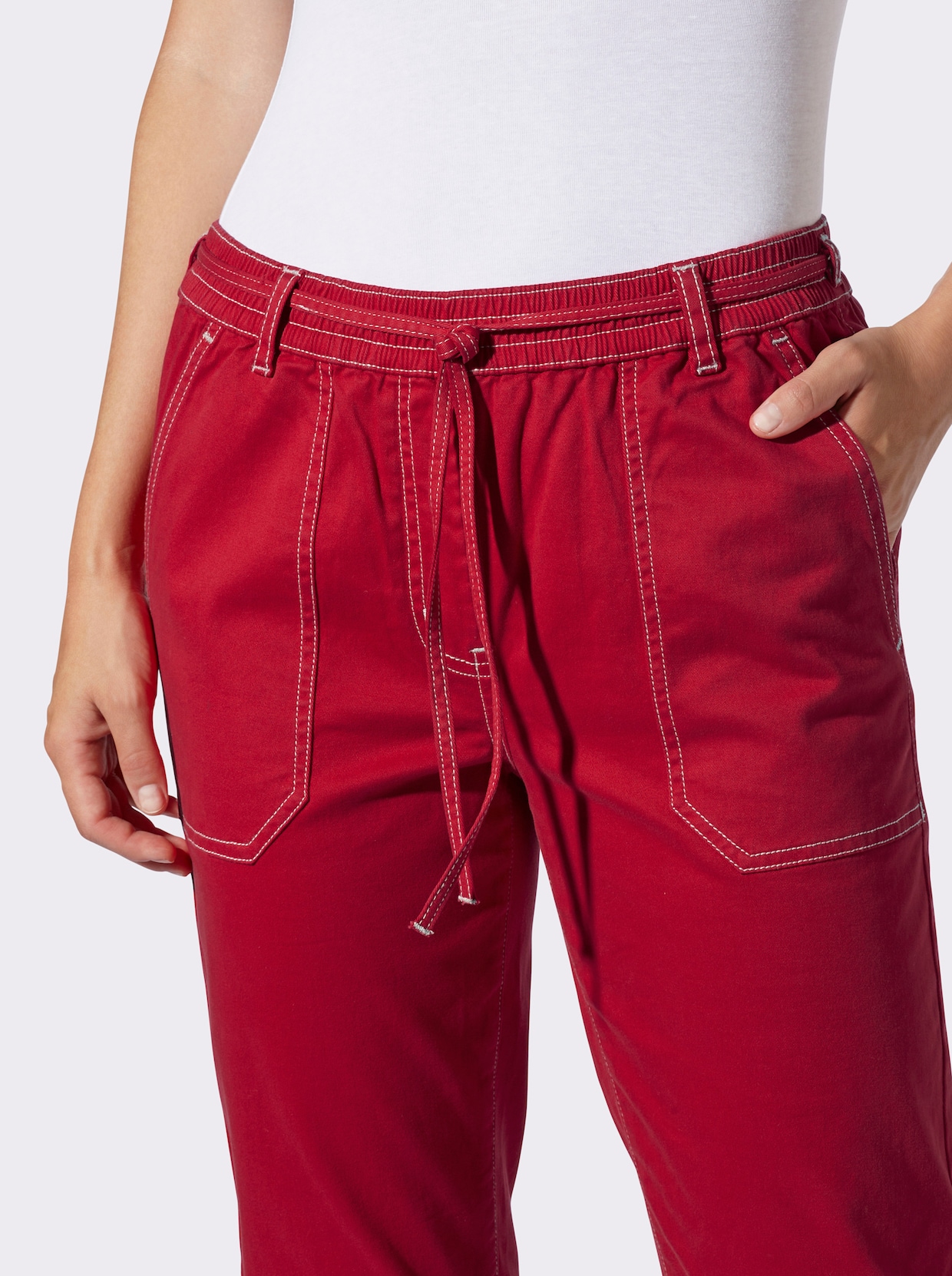 heine Baumwollhose - rot