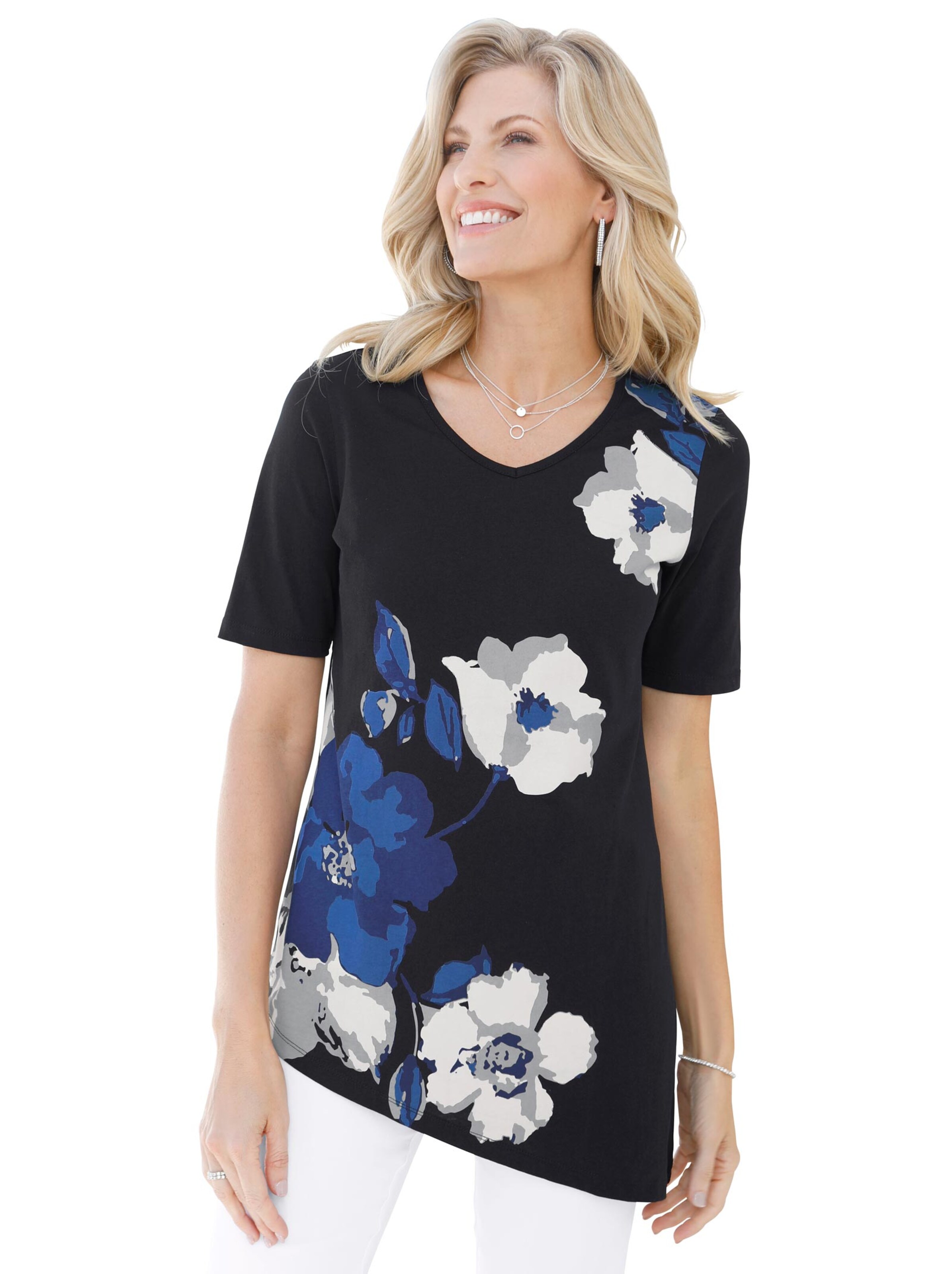 Shirt - royal-bedruckt