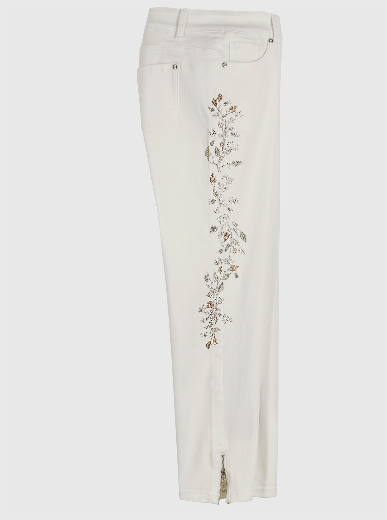 5-Pocket-Jeans mit Push-up-Effekt - weiß