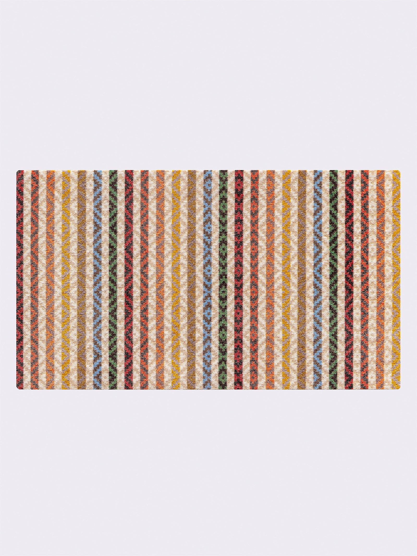 wash+dry by Kleen-Tex Voetmat - beige/bont