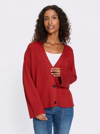 heine Strickjacke - erdbeere