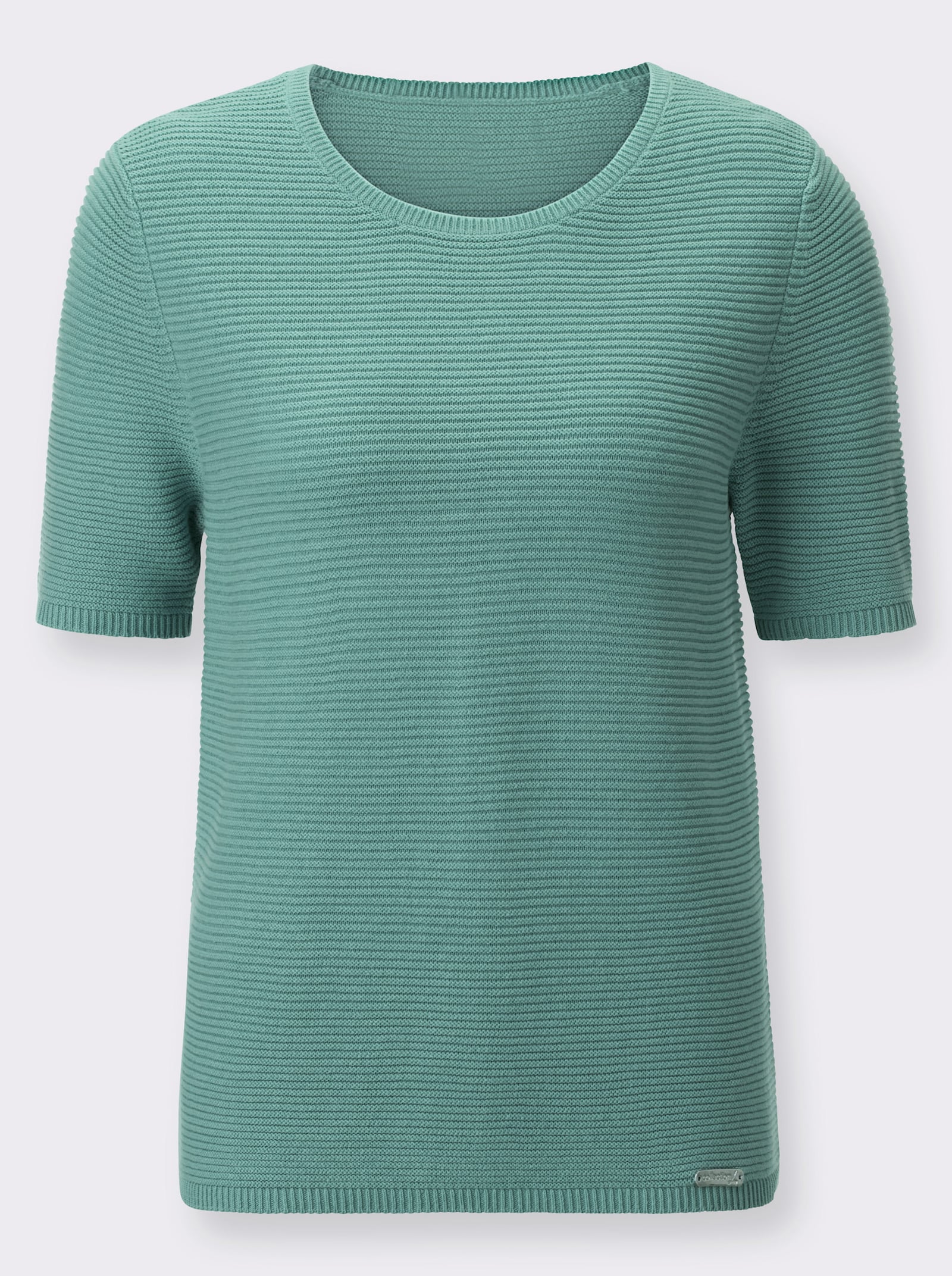 Twinset van puur katoen - jade