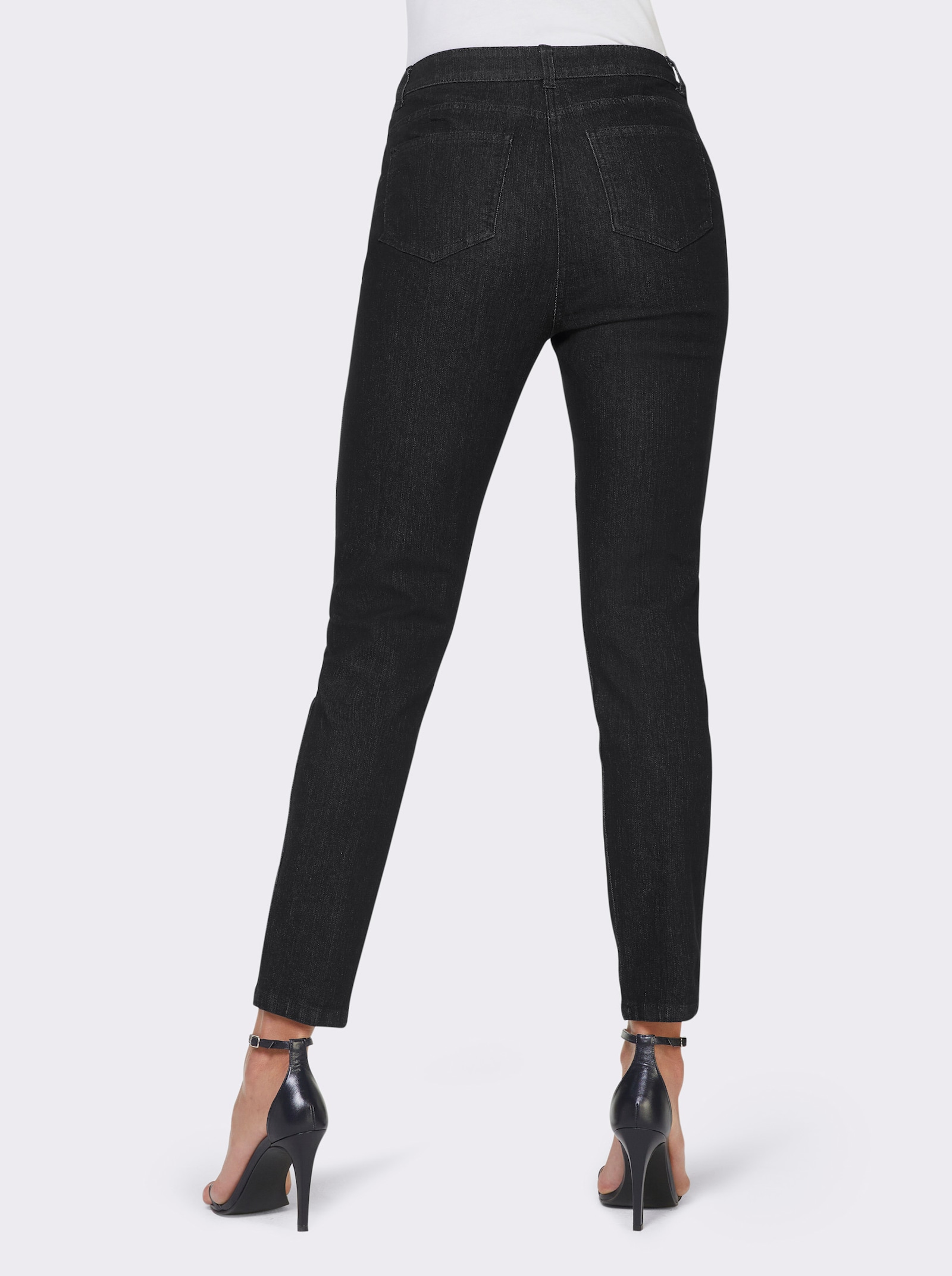heine 7/8-Jeans mit Push-up-Effekt - black denim