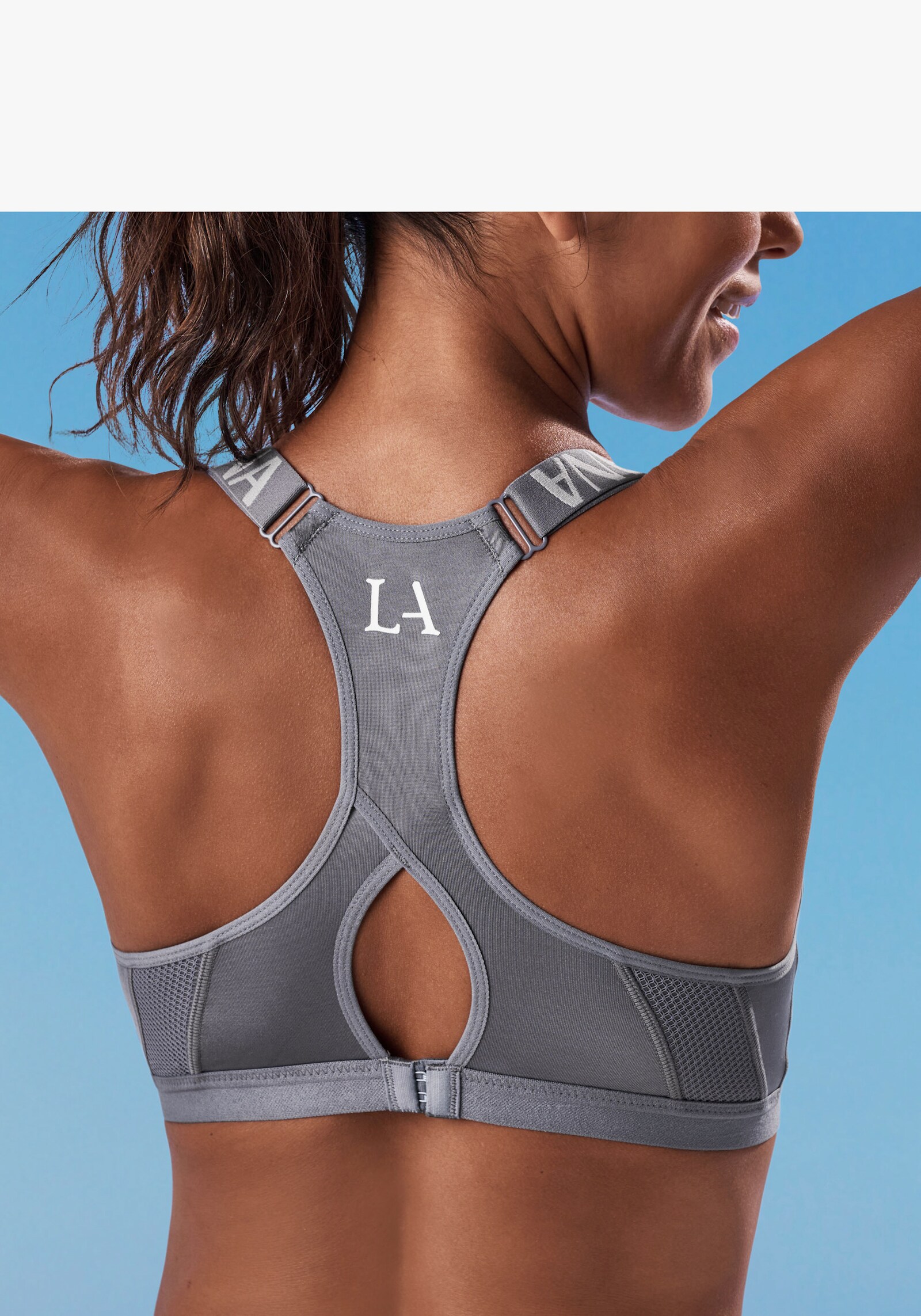 LASCANA ACTIVE Sport-BH - anthrazit