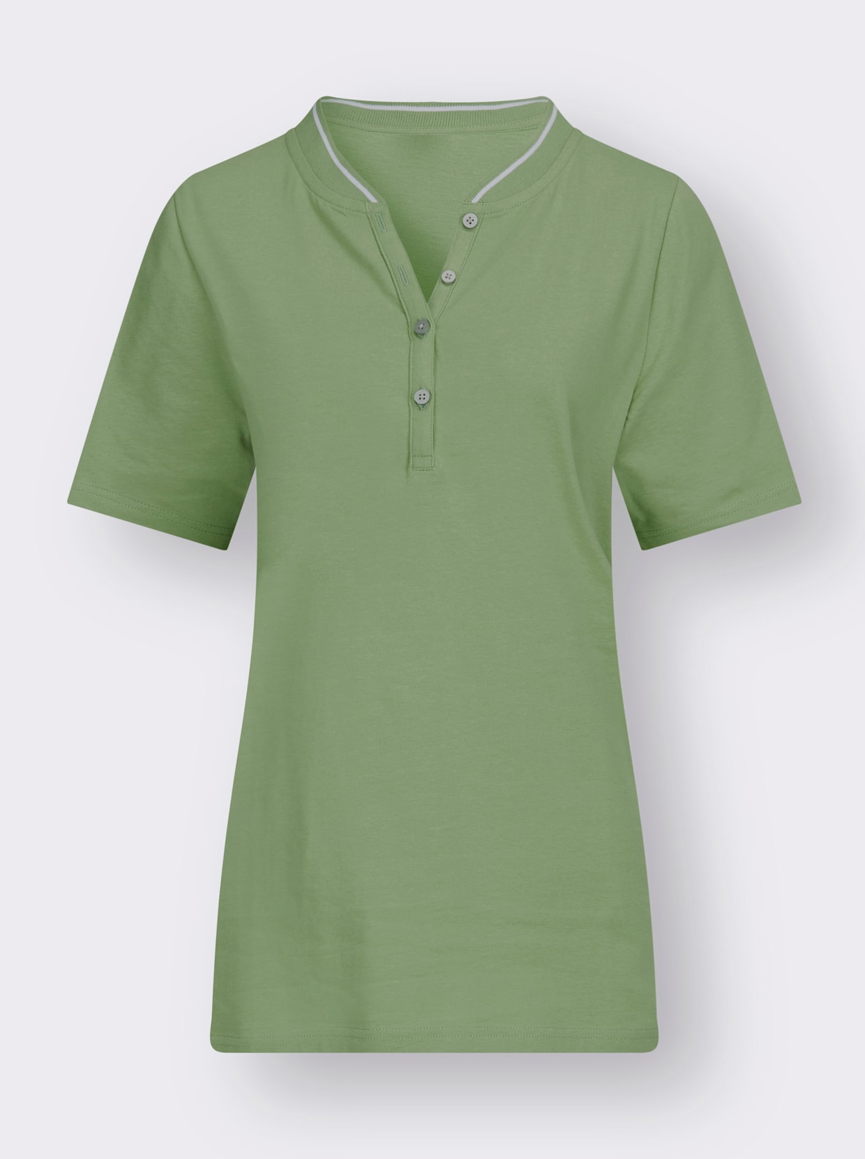 Shirt met korte mouwen - eucalyptus