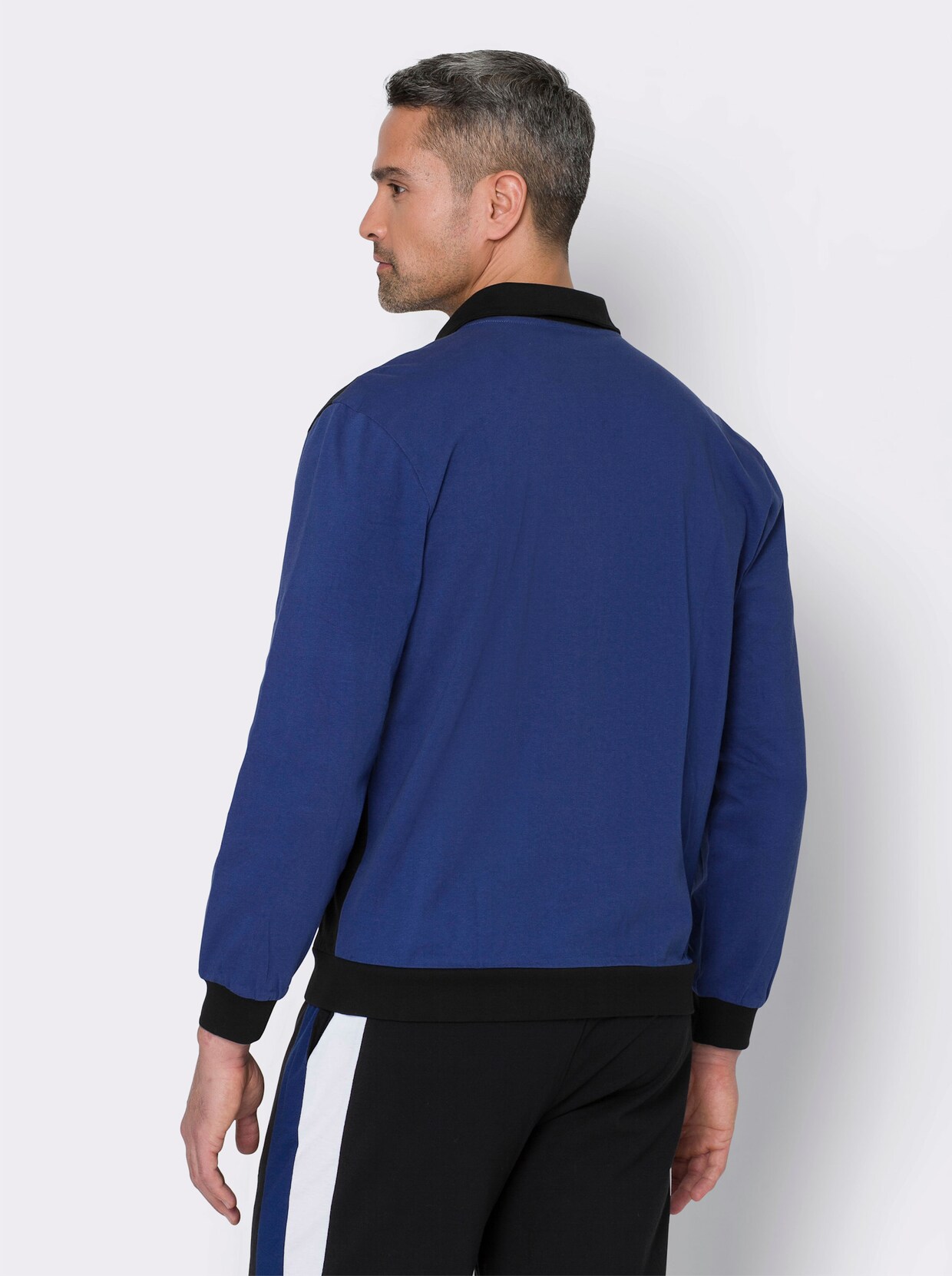 Freizeitjacke - royalblau-schwarz