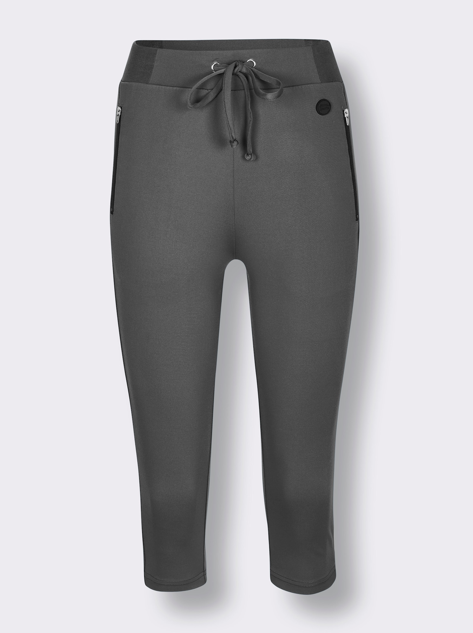 Catamaran Sports Caprileggings mit Teil-Dehnbund - anthrazit