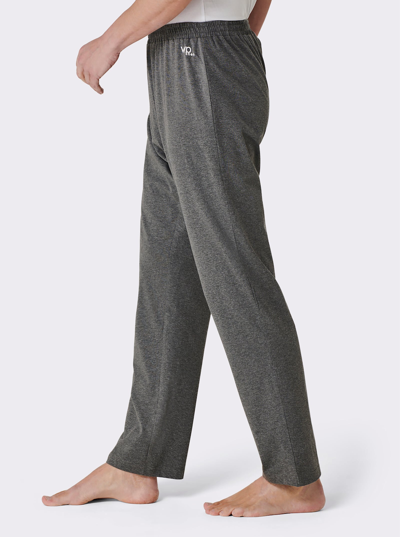 wäschepur men Lange broeken - jeansblauw + antraciet gemêleerd