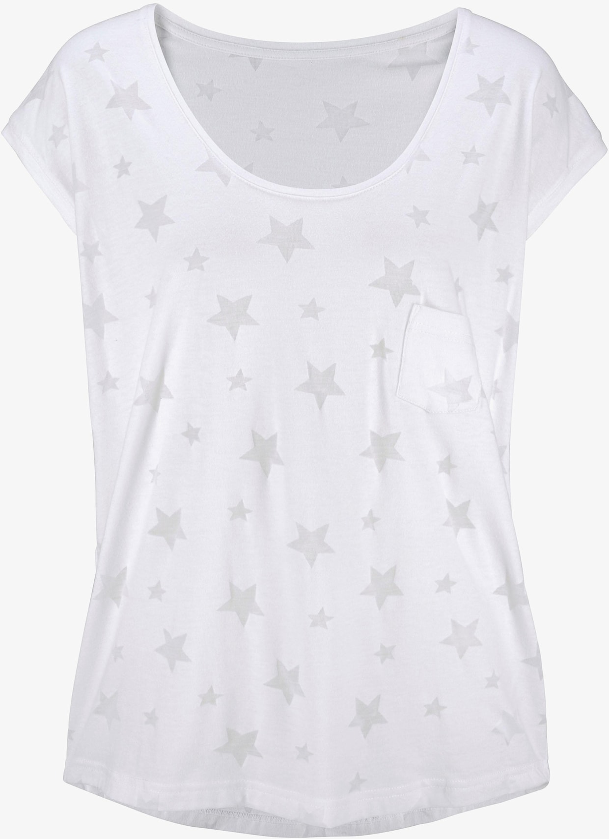 Beachtime Shirt met korte mouwen - marine, wit