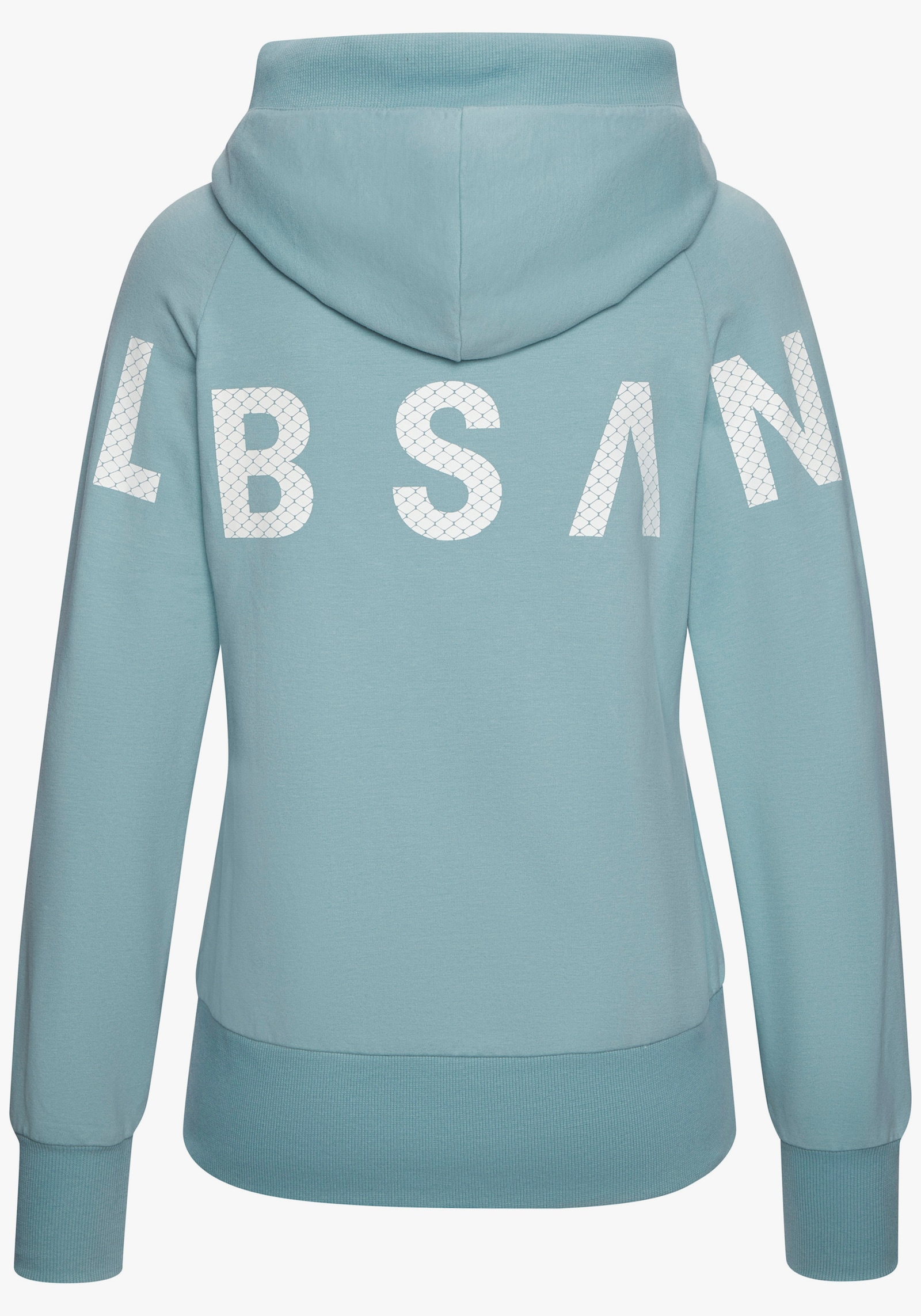 Elbsand Kapuzensweatjacke - aquamarine