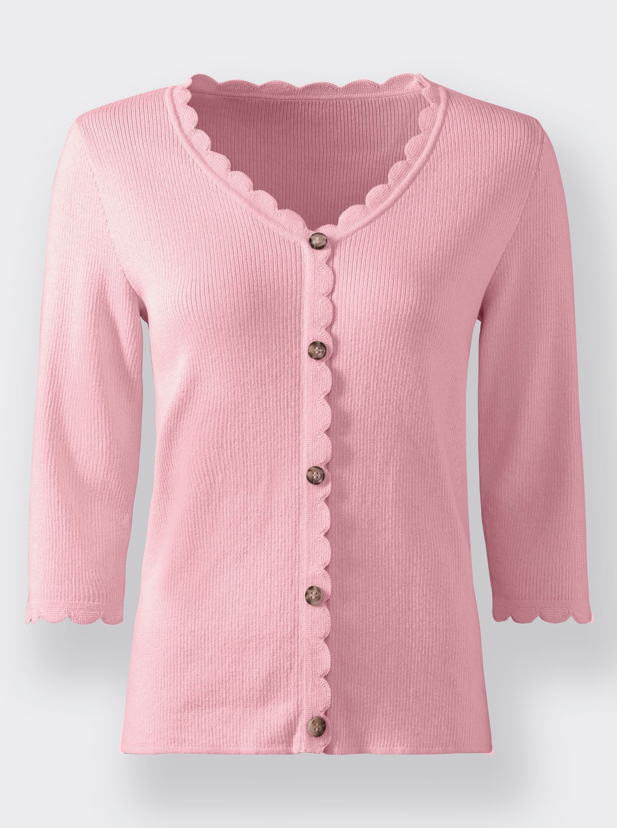 3/4 Arm-Pullover - rosenquarz