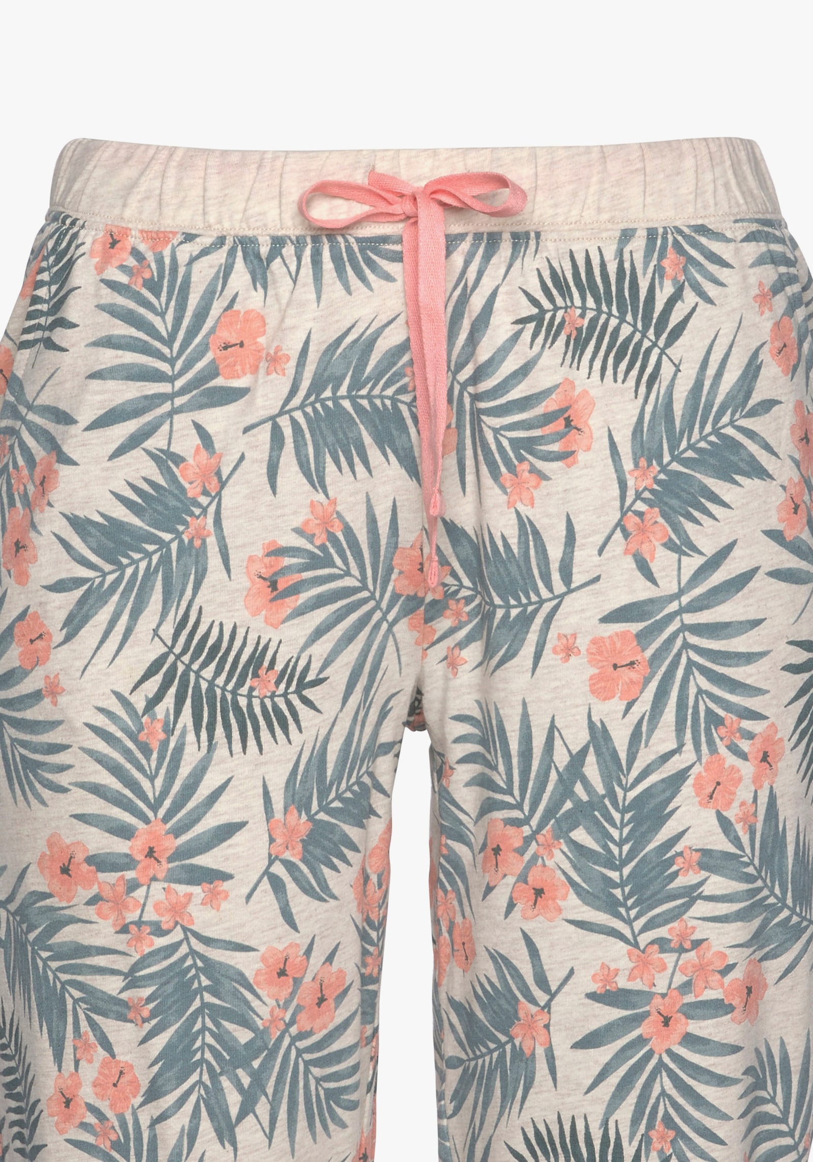 LASCANA Pyjama - sand-bedruckt