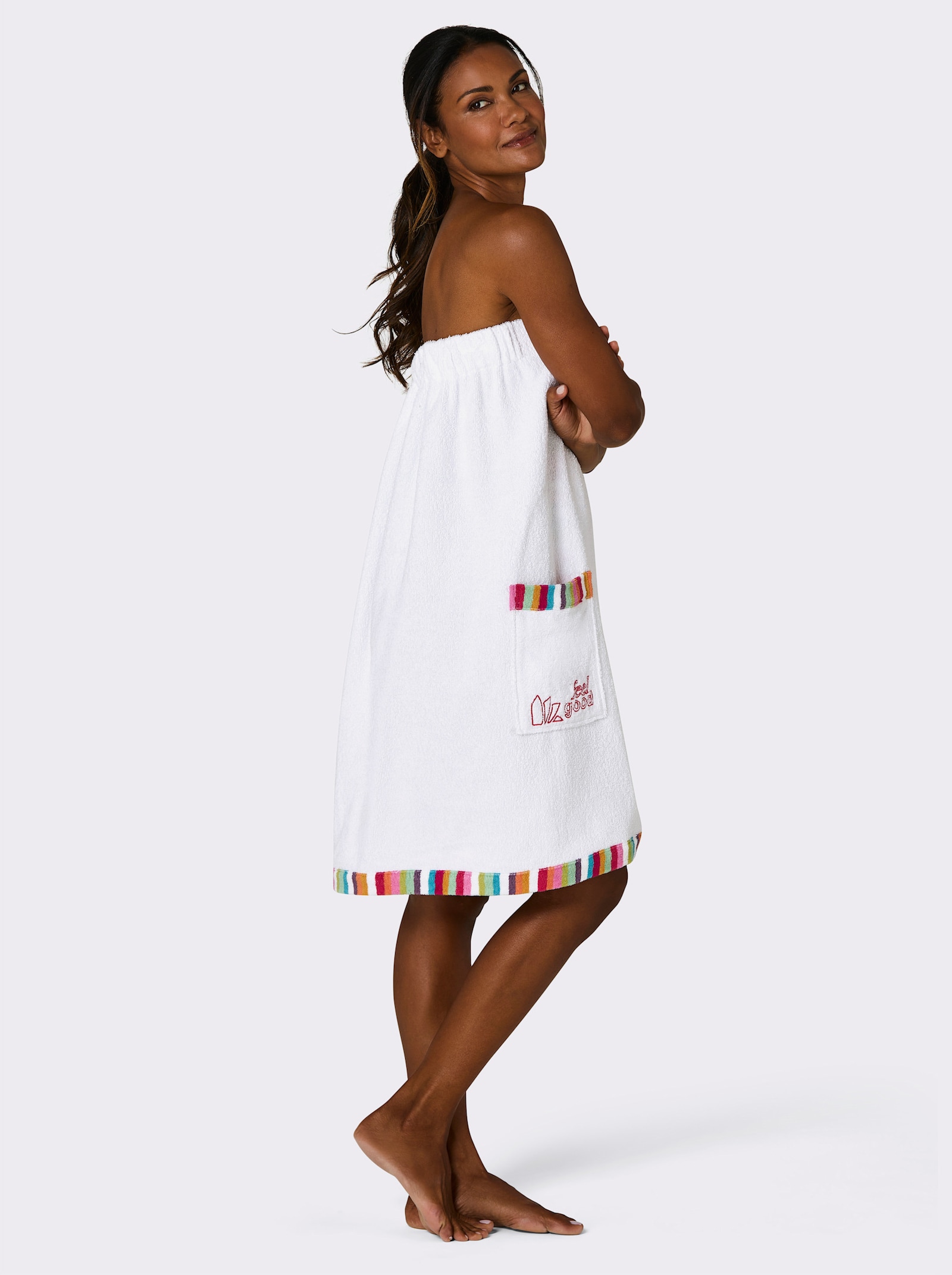 Serviette de sauna - blanc