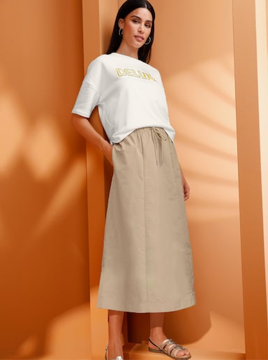 heine Sweatshirt mit Spitzen-Details - ecru
