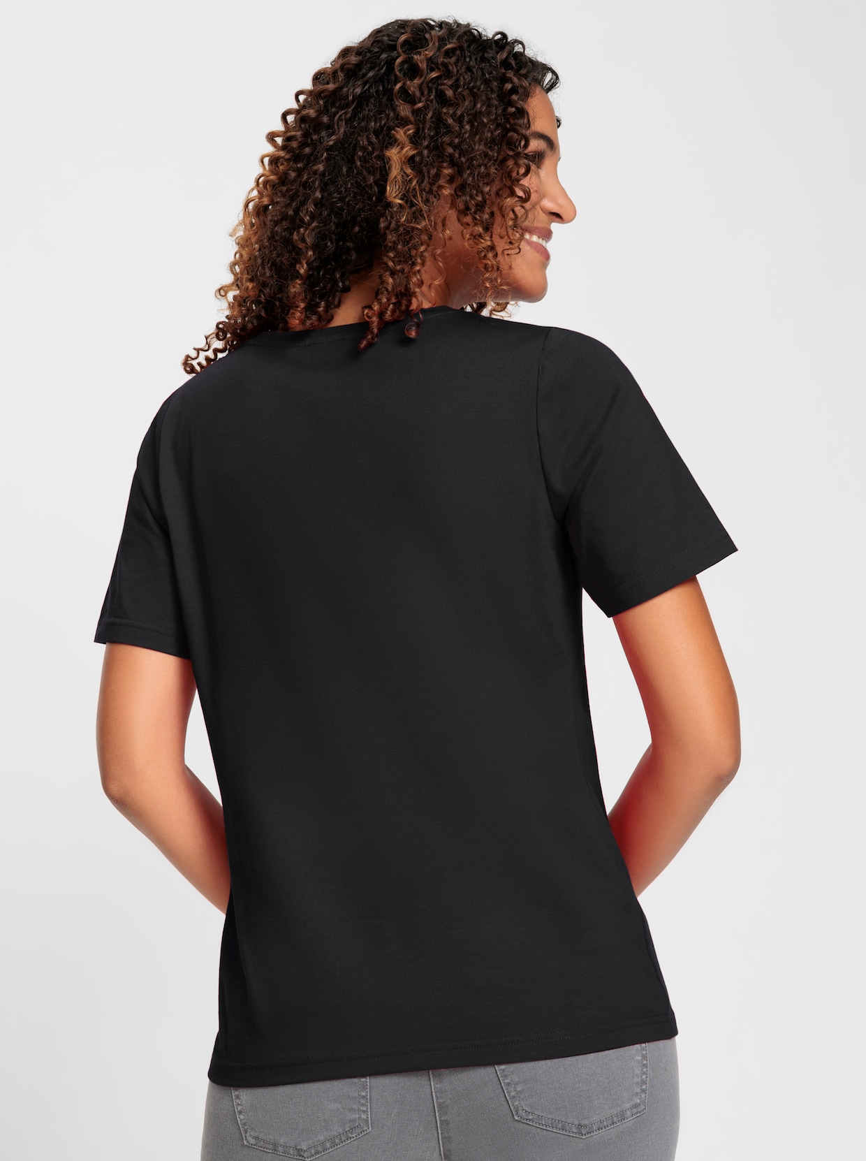 Shirt met korte mouwen - zwart
