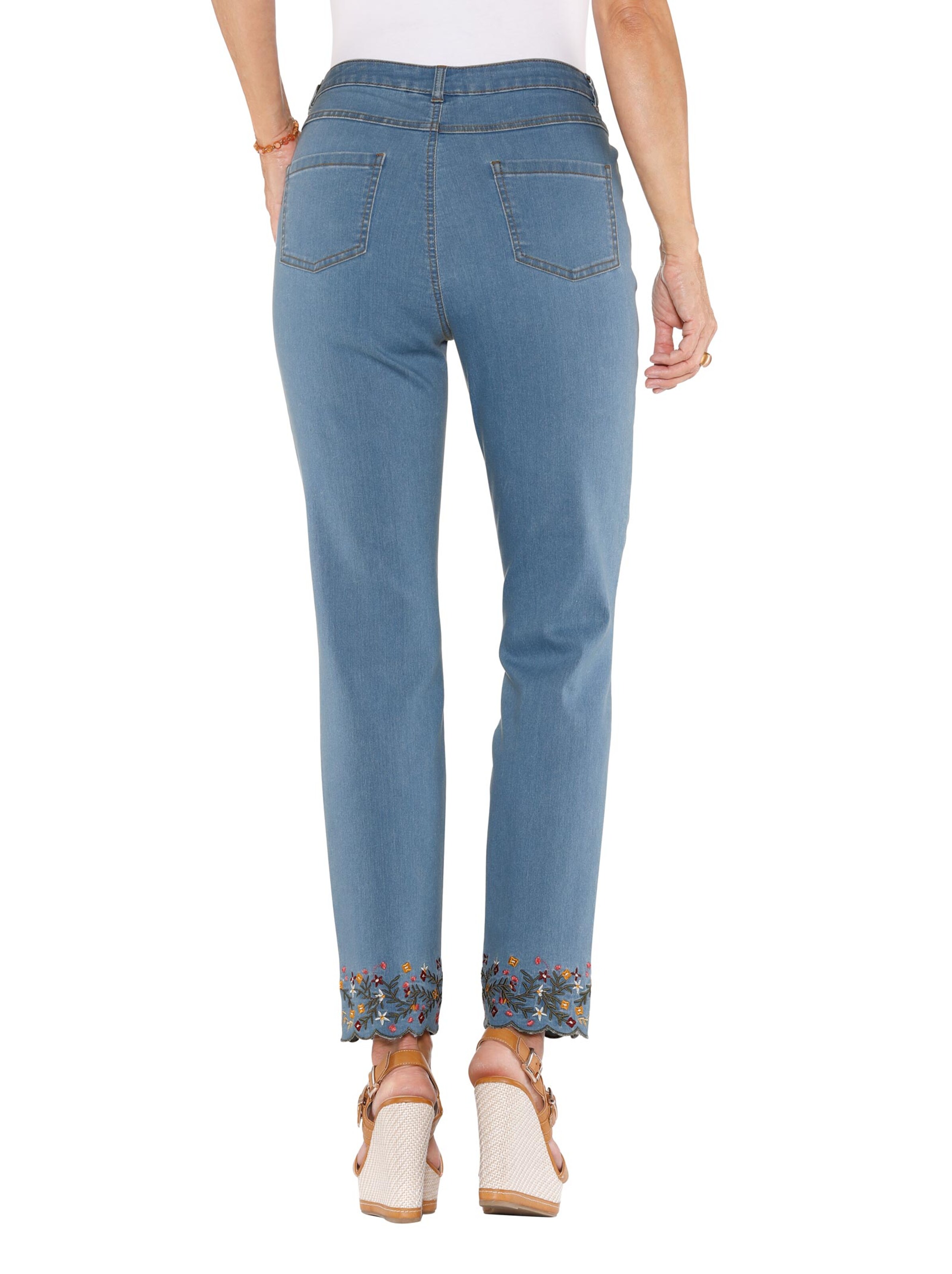 Jeans - blue-bleached