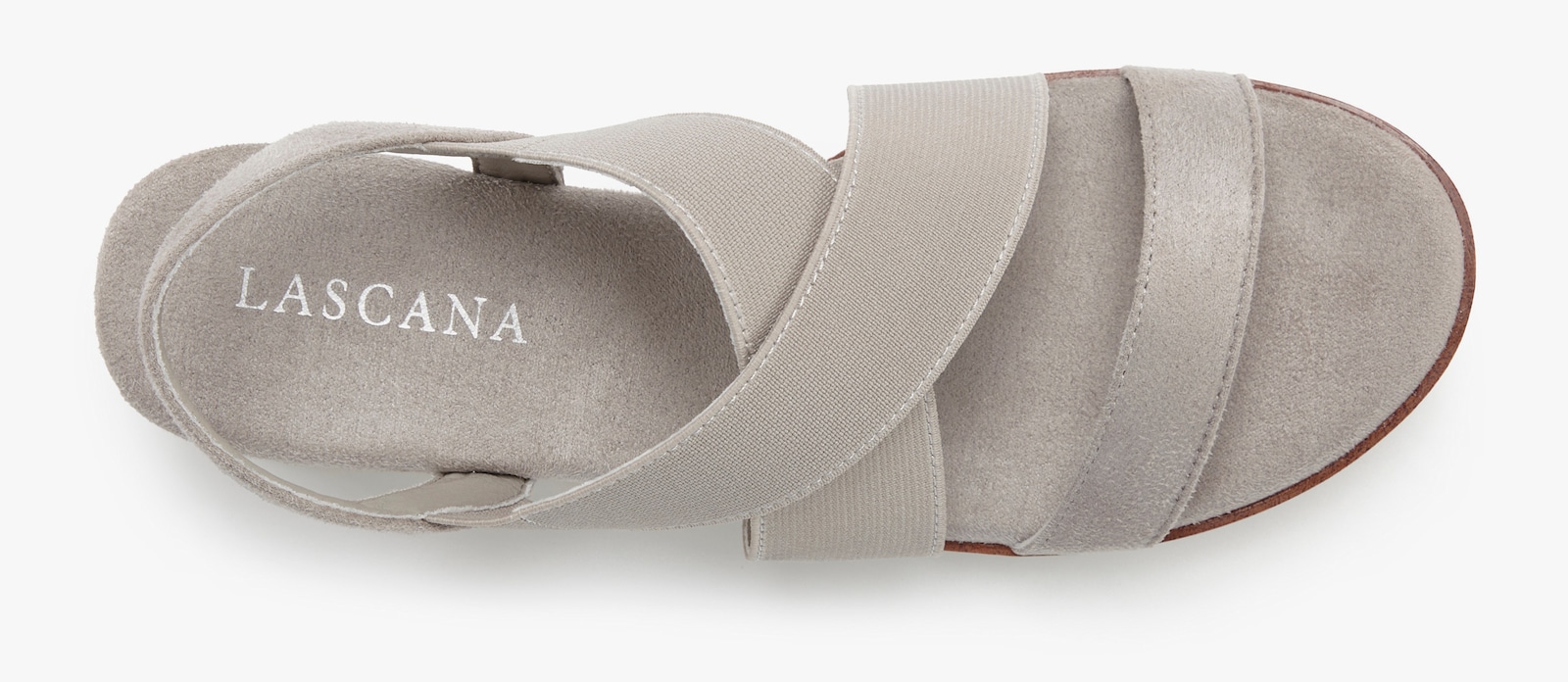 LASCANA Sandalette - grau