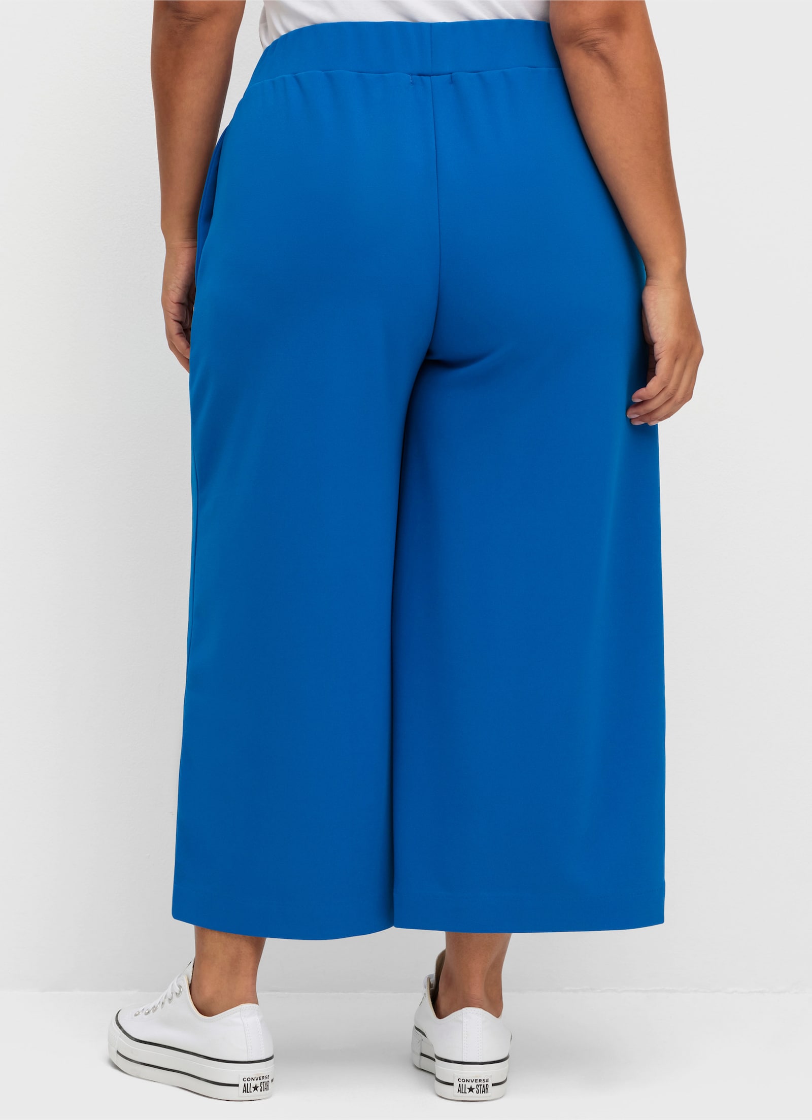 sheego Culotte mit Schlupfbund - kobaltblau