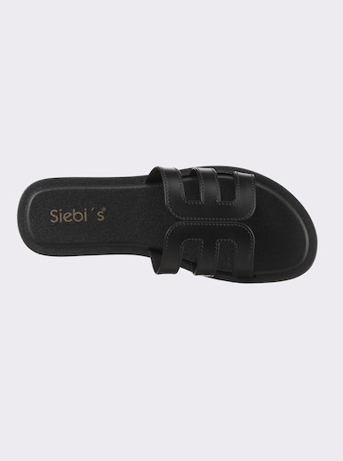 Siebi´s Badepantolette - schwarz