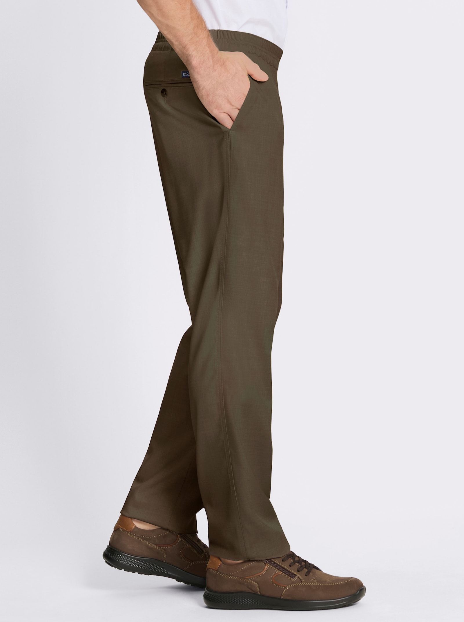 Brühl Schlupfhose mit Easy-Care-Eigenschaften - schoko