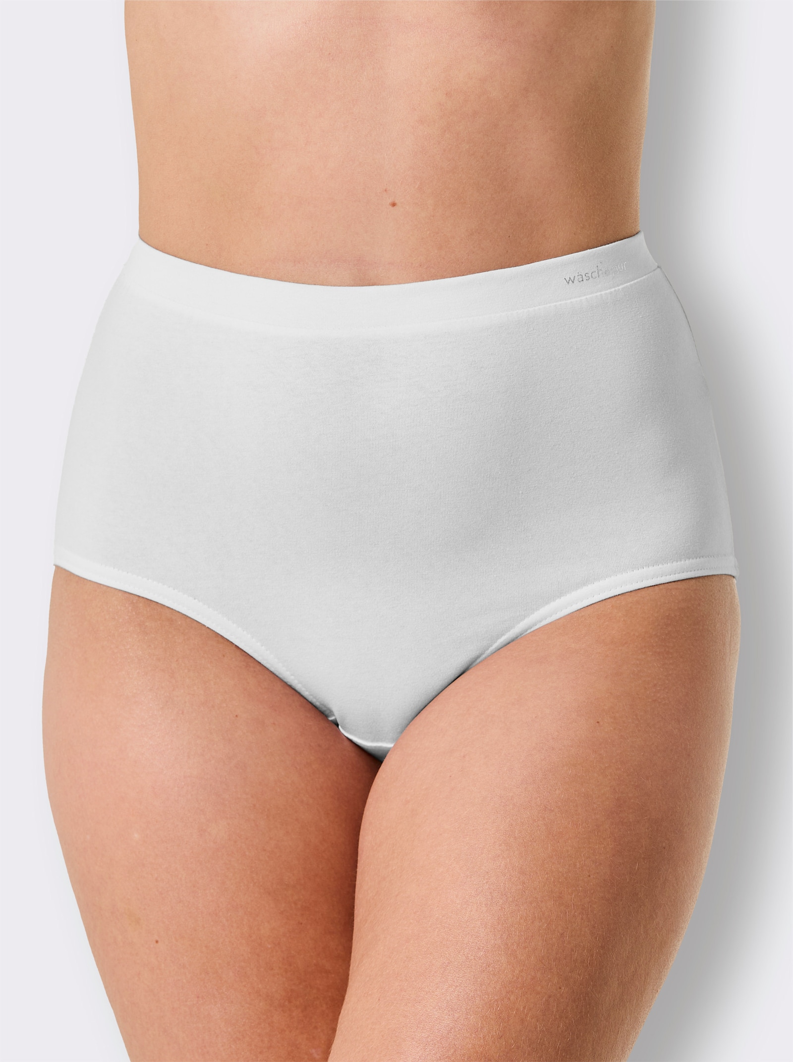 wäschepur Taillenslip aus Single-Jersey - weiss