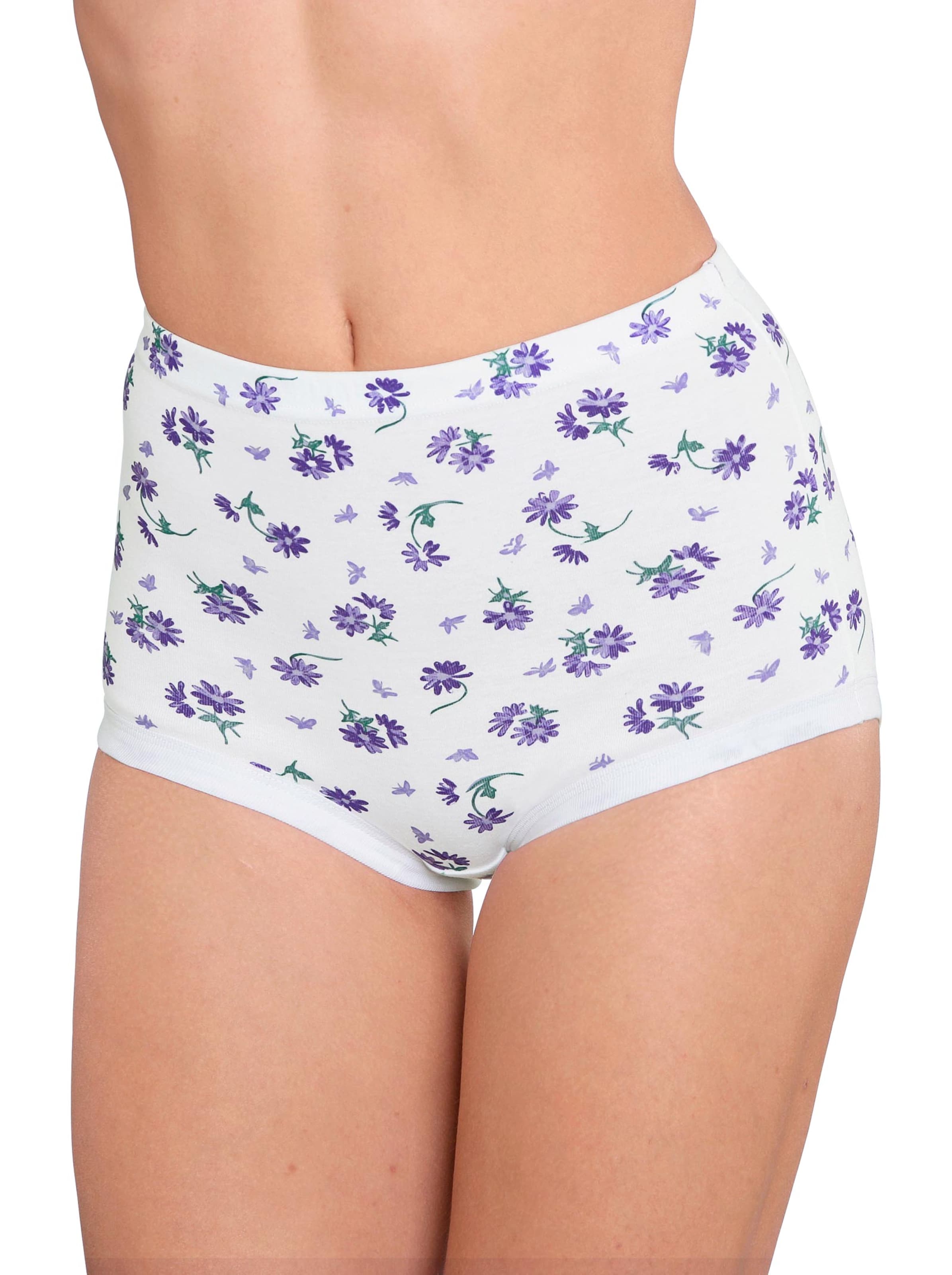 Taillenslip - lila-bedruckt