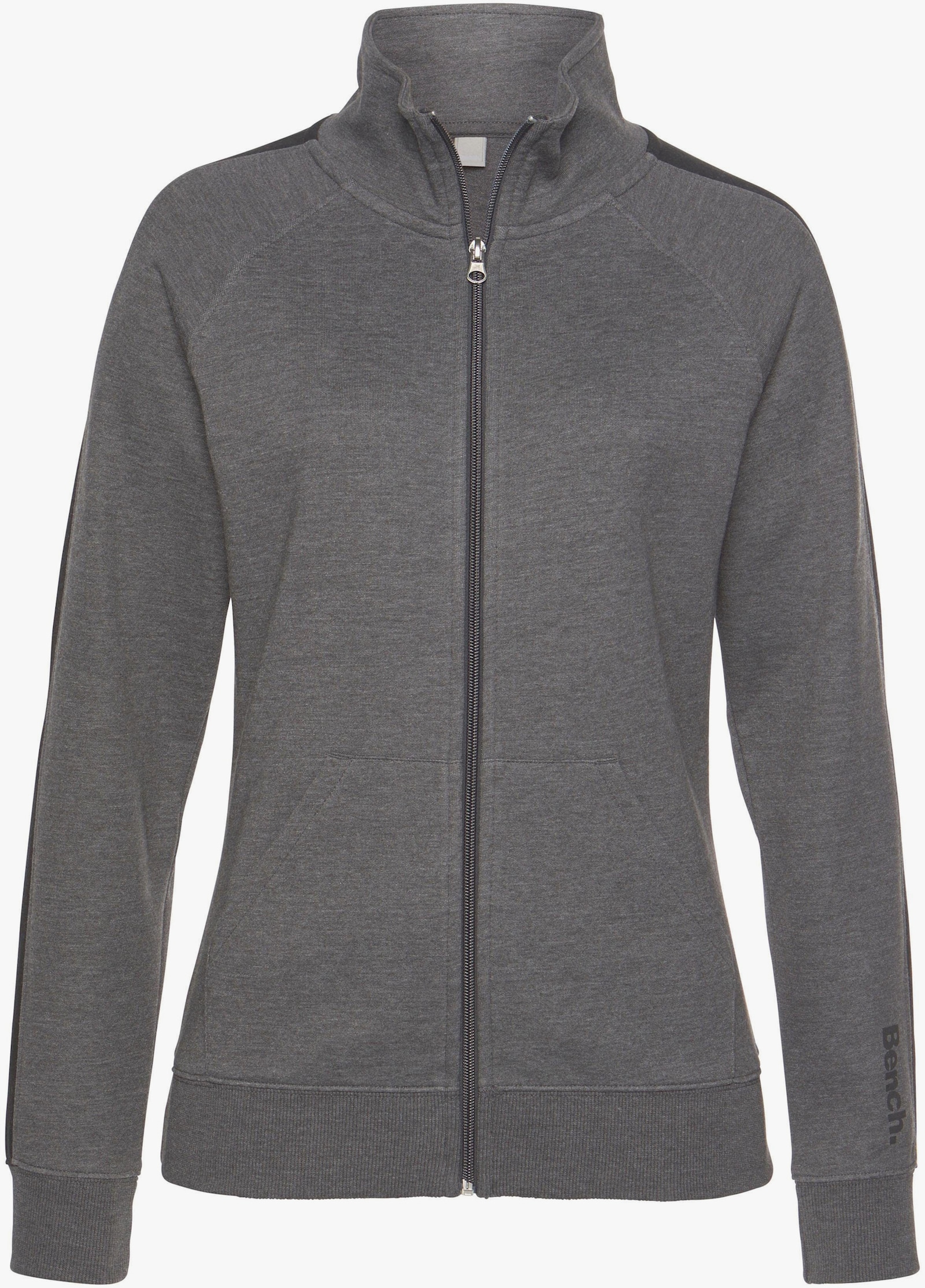 Bench. Loungewear Veste sweat - anthracite chiné-noir
