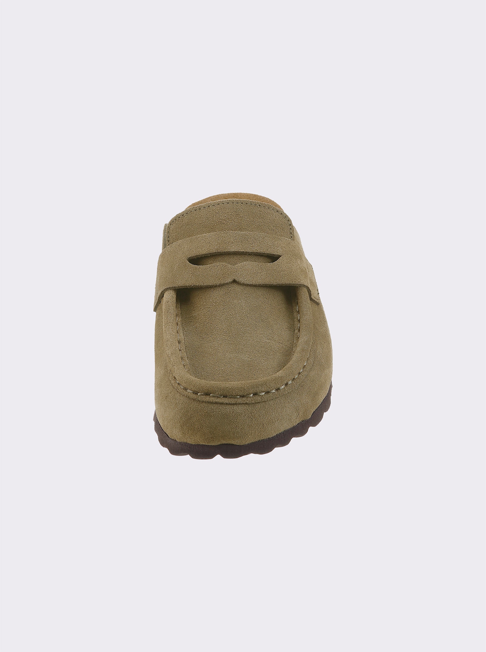 heine Pantolette im Sabot-Stil - khaki
