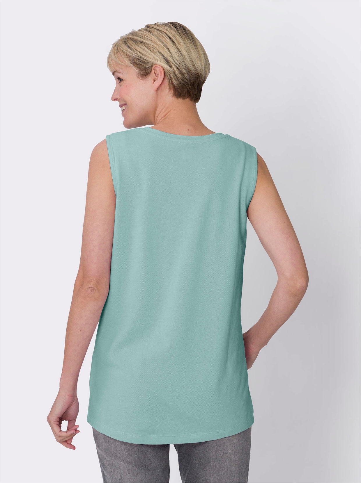 Lange top - mint